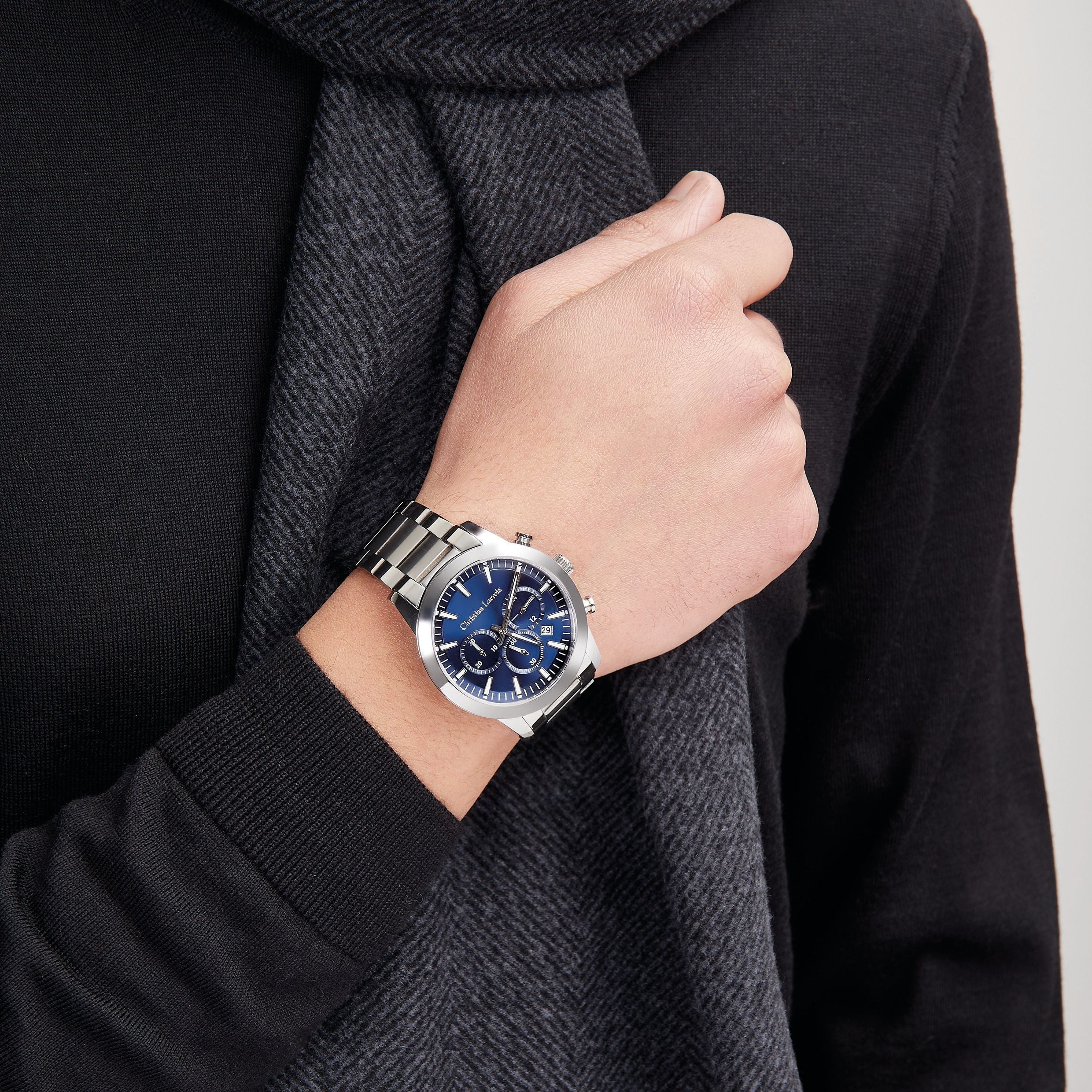 Date Watch Astrum Chrome / Navy