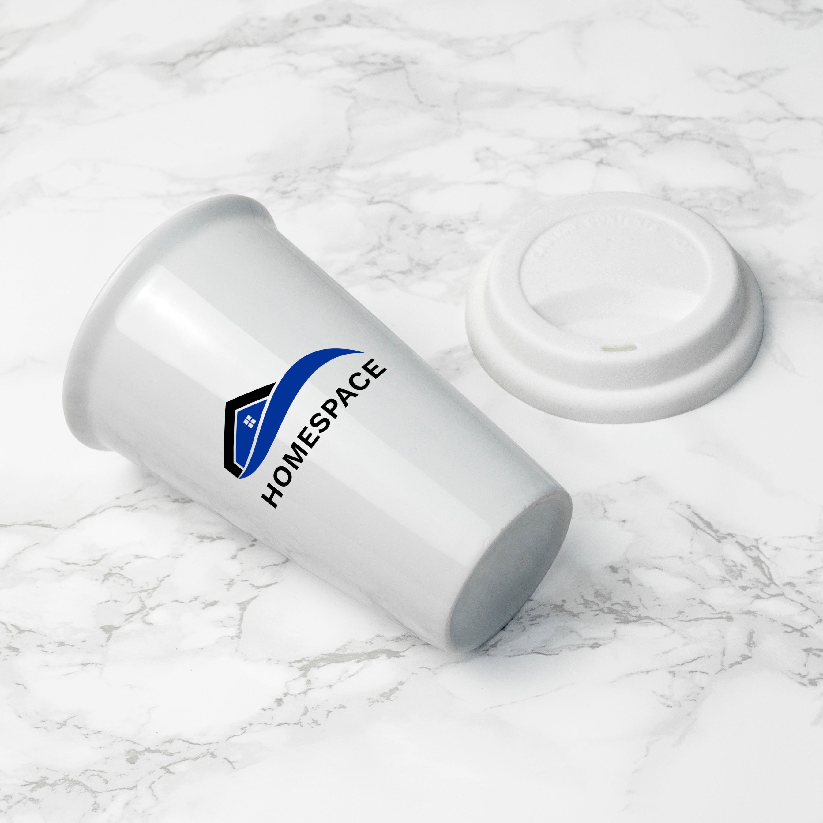 12oz Double Jacketed Ceramic Travel Mug