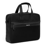 Document Bag Whiteline Black