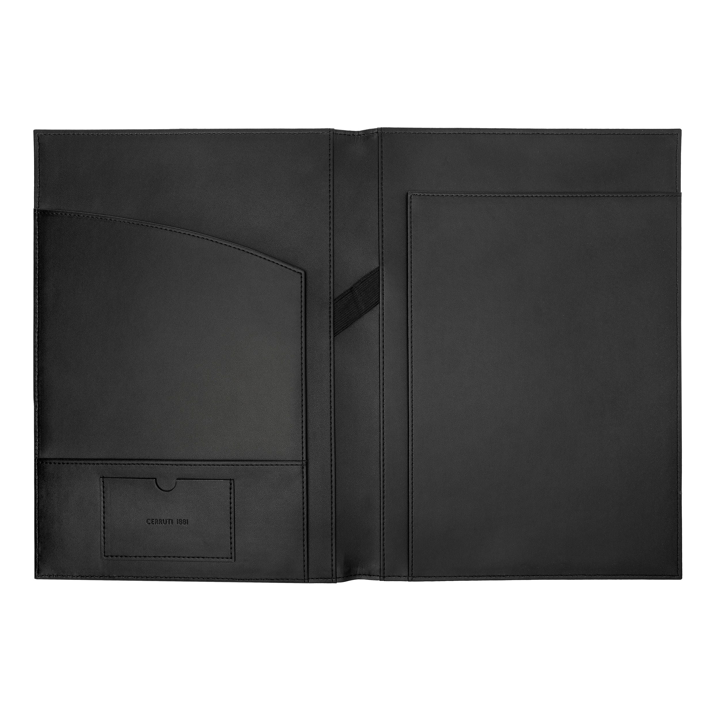 Folder A4 Delano Taupe & Black