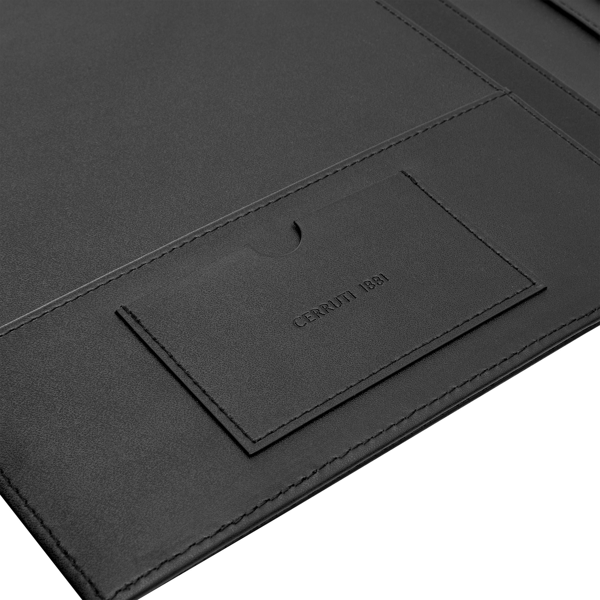 Folder A4 Delano Taupe & Black