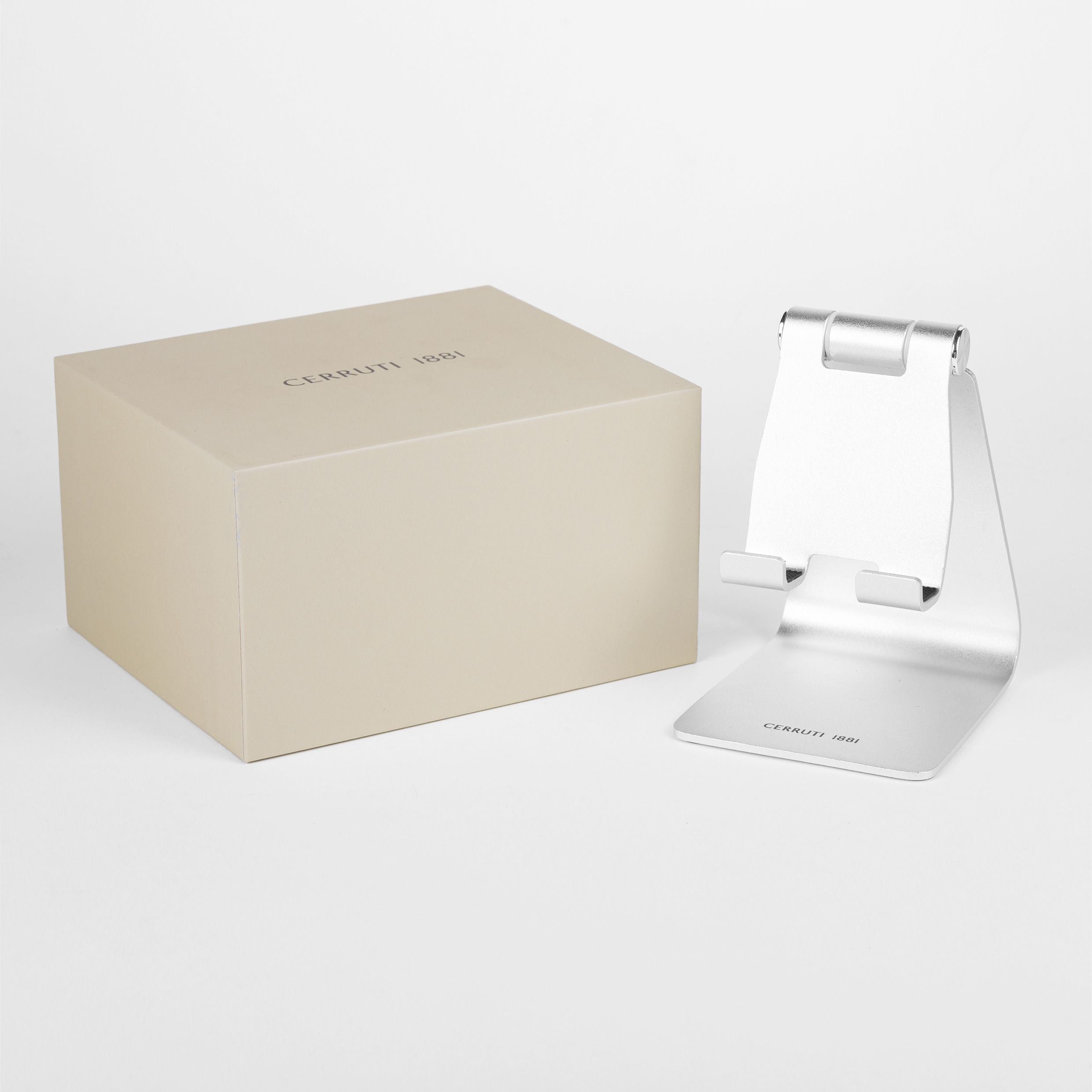 Phone Stand Block Silver