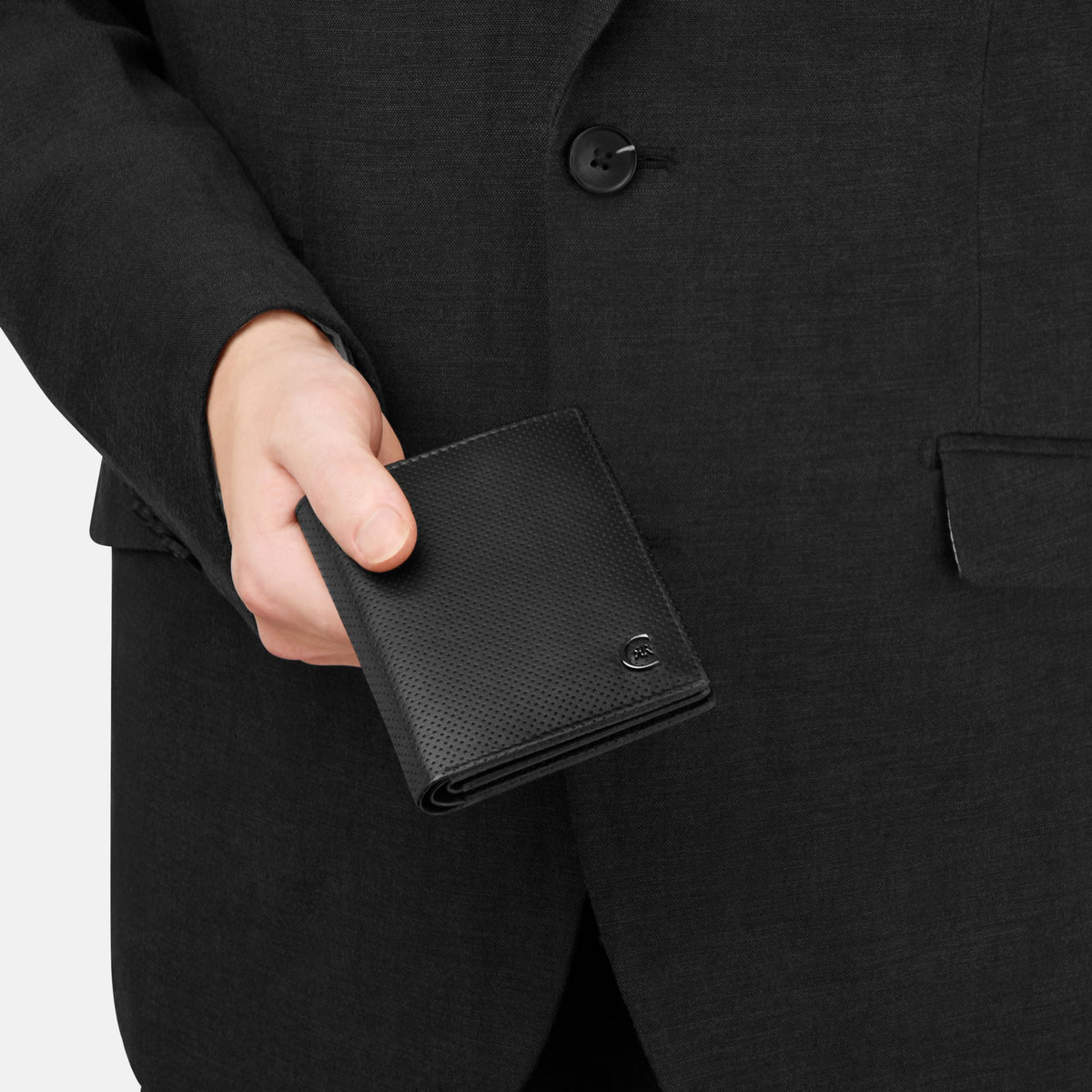 Card Holder Trifold Islington Black