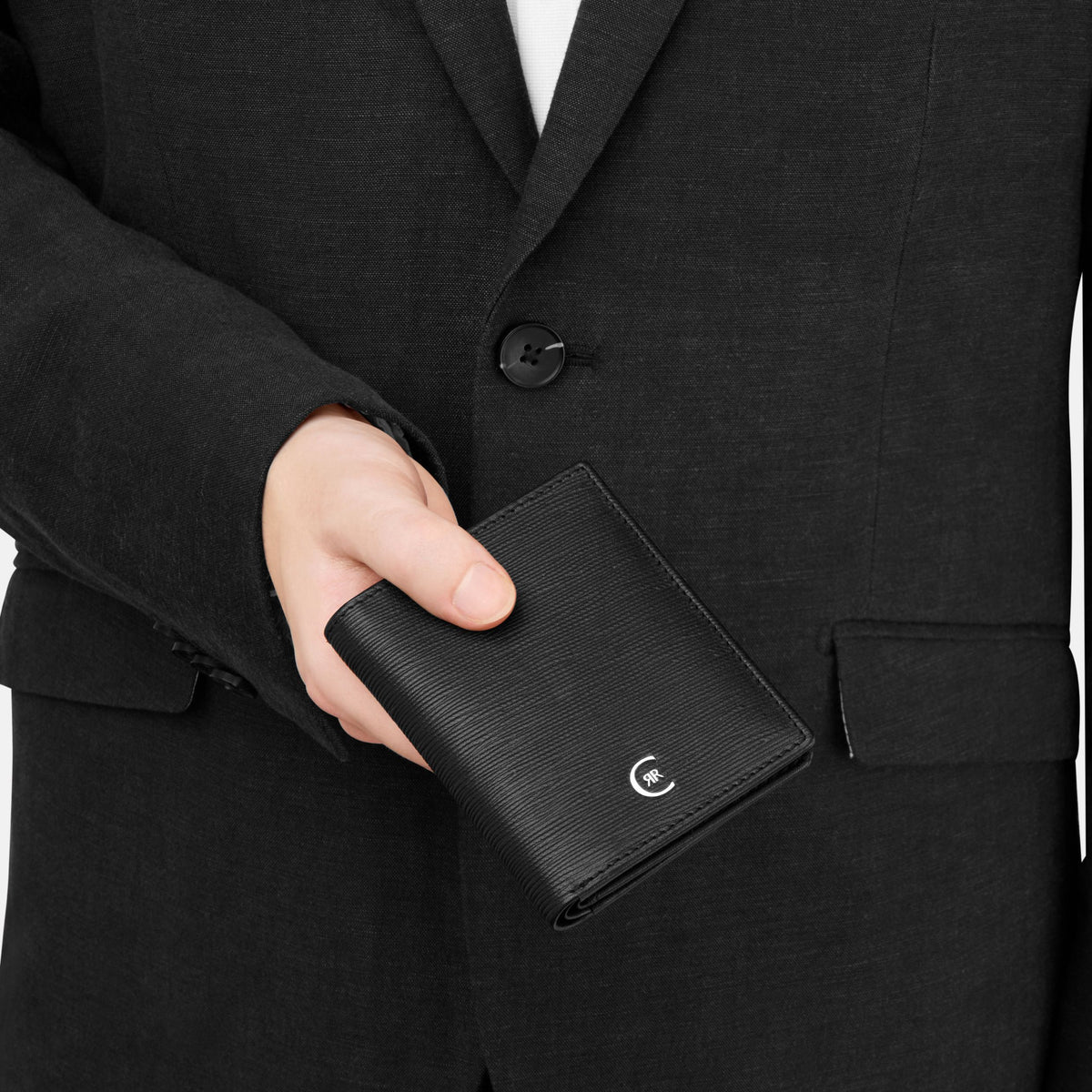 Card Holder Trifold Belgravia Black