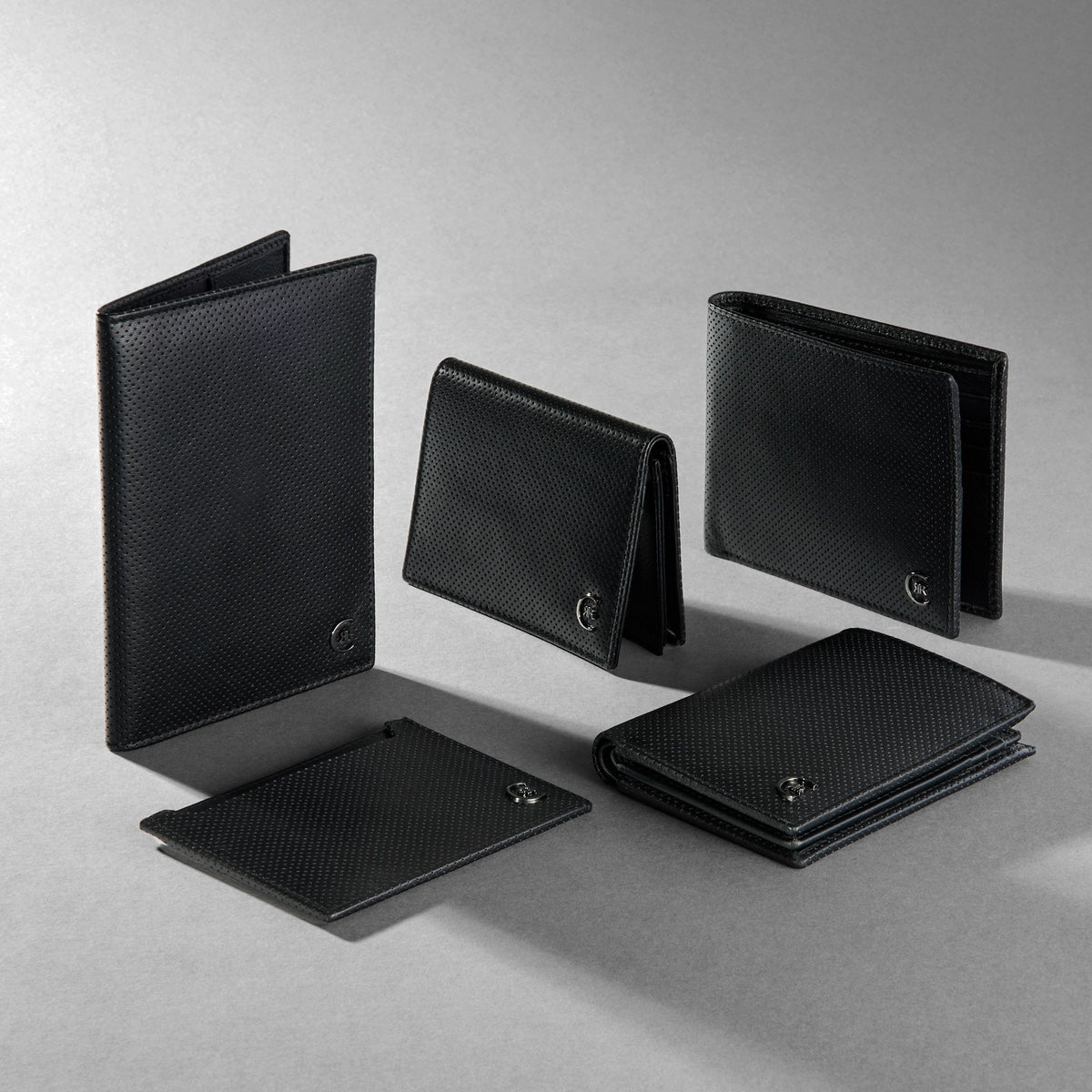 Card Holder With Flap Islington Black