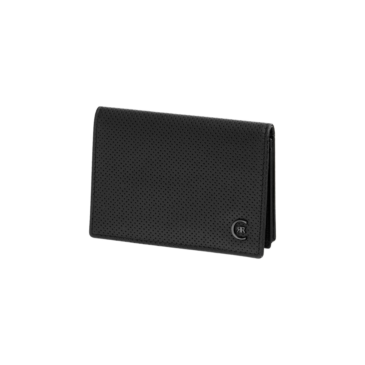 Card Holder With Flap Islington Black