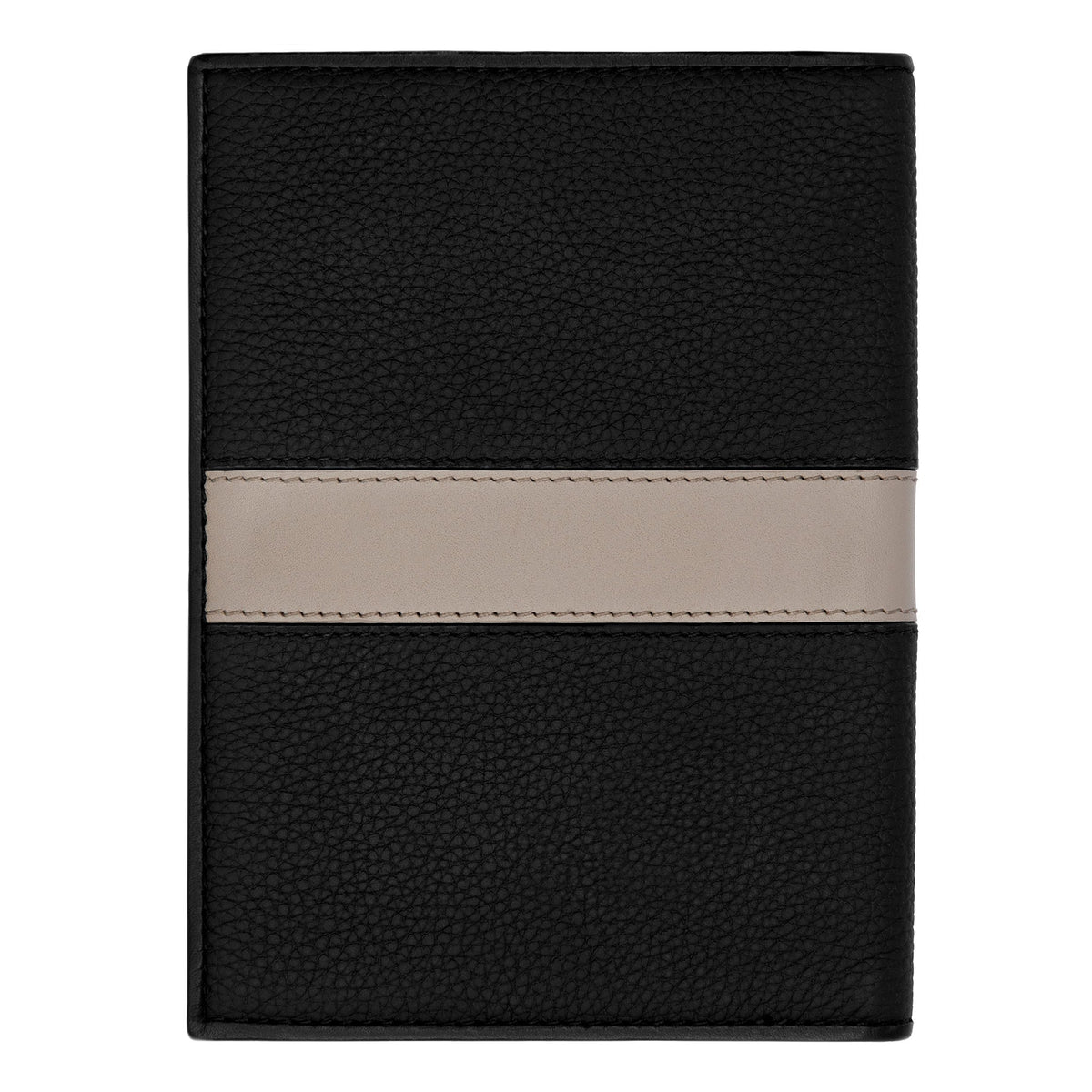 Passport Holder Delano Taupe & Black