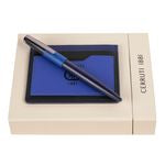 Set Brick Navy Bright Blue (Ballpoint Pen & Card Holder)