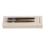 Set Block Brushed Gun (Ballpoint Pen & Fountain Pen)