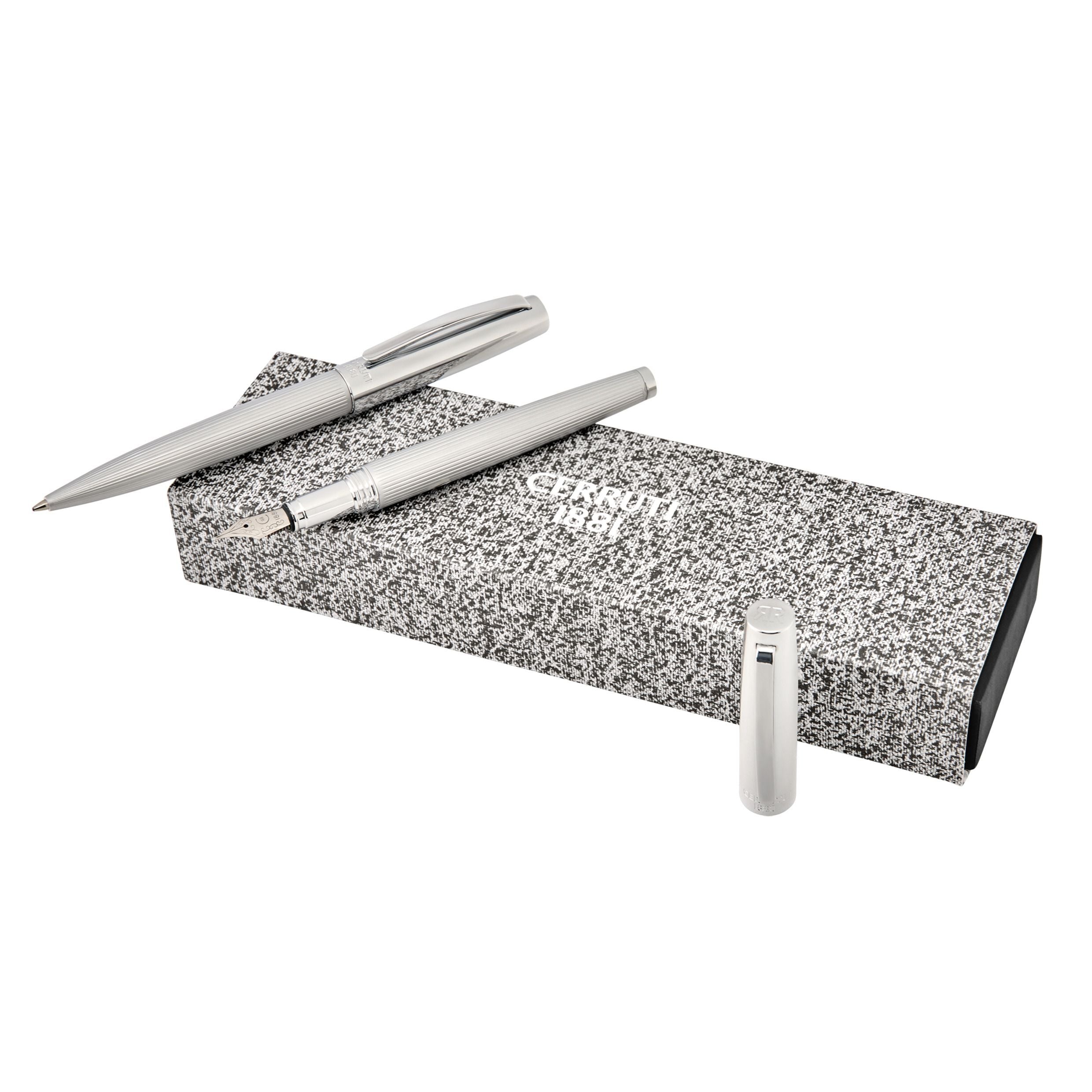 Set Jefferson Black (Ballpoint Pen & Fountain Pen)