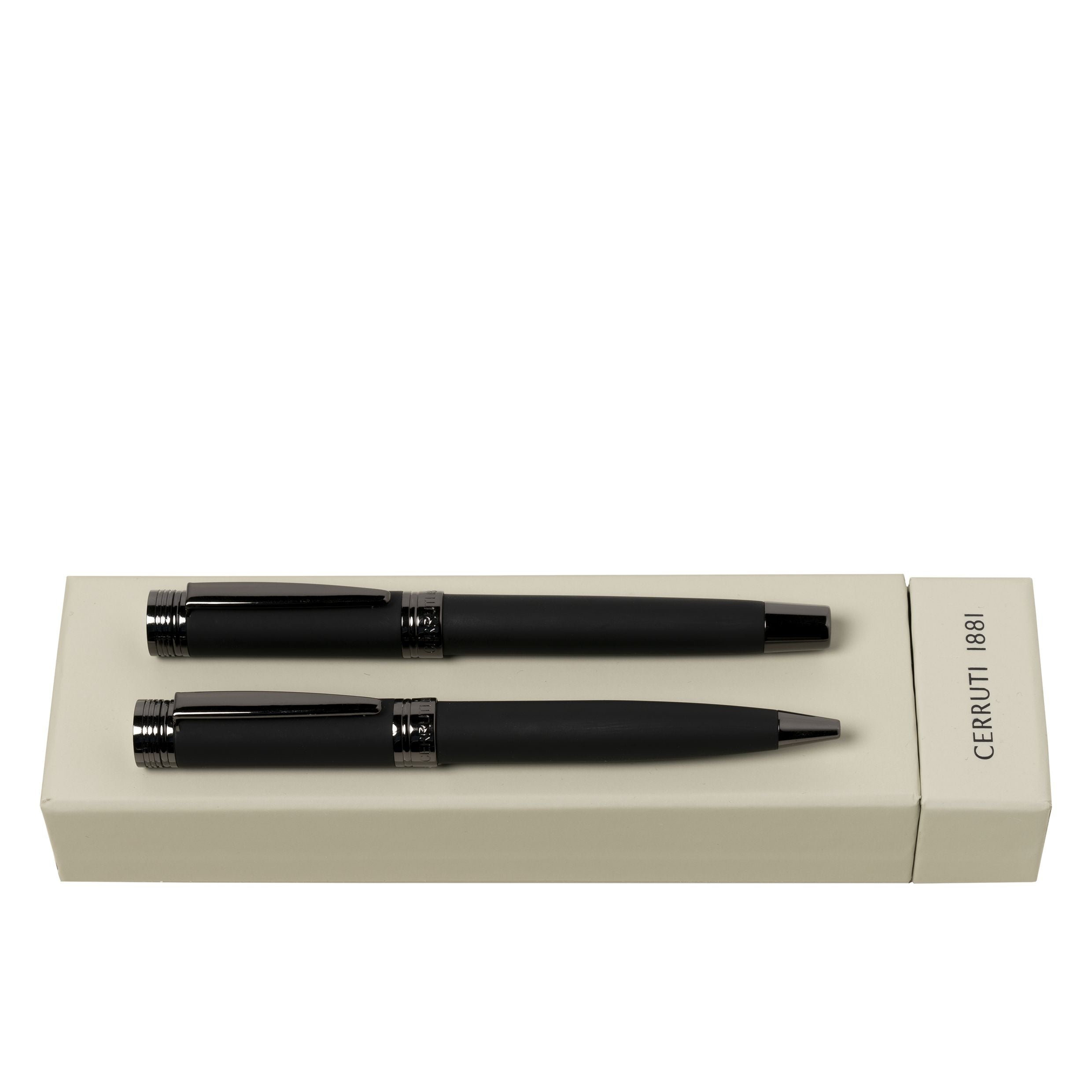 Set Zoom Soft Black (Ballpoint Pen & Fountain Pen)