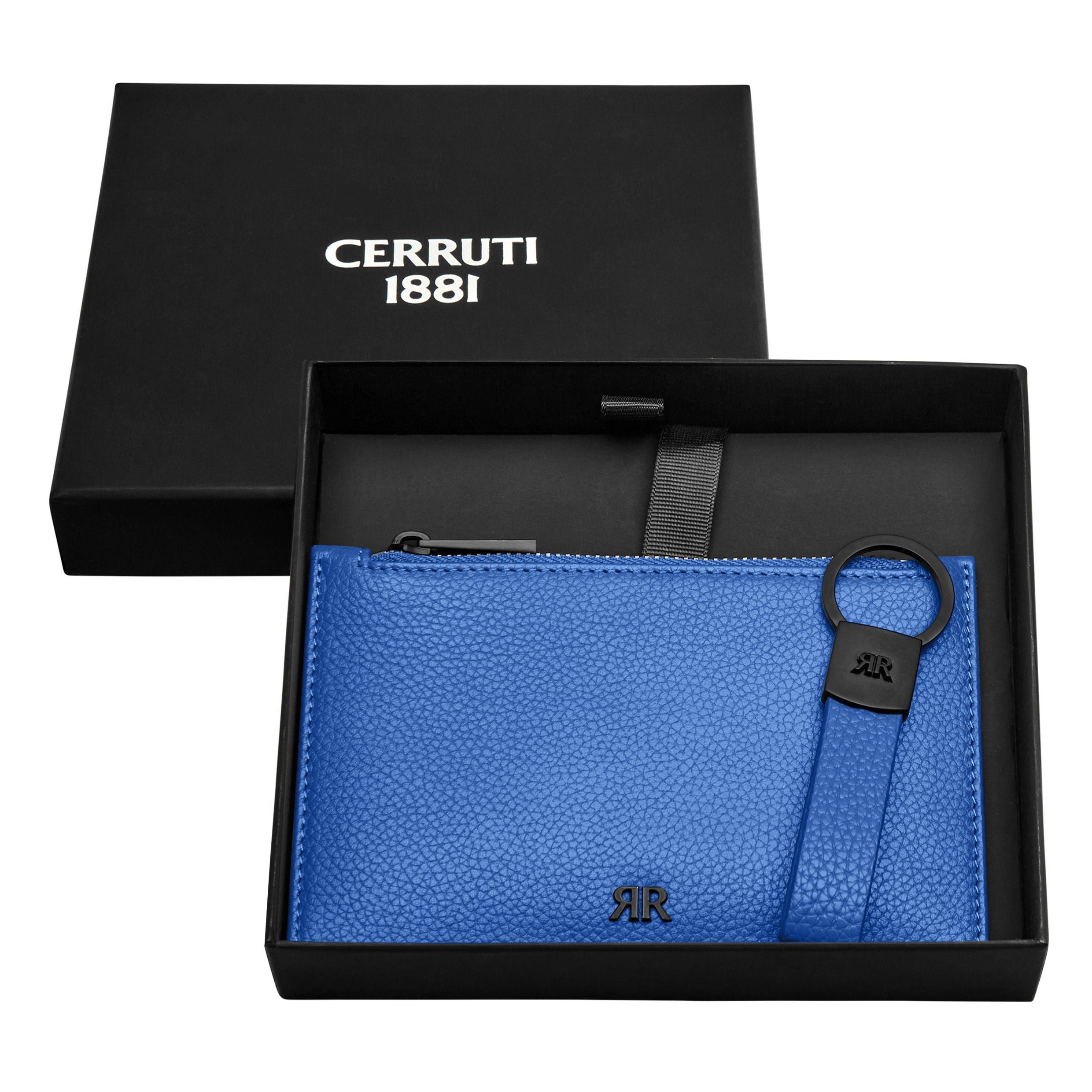 Set Jefferson Bright Blue (Key Ring & Clutch)