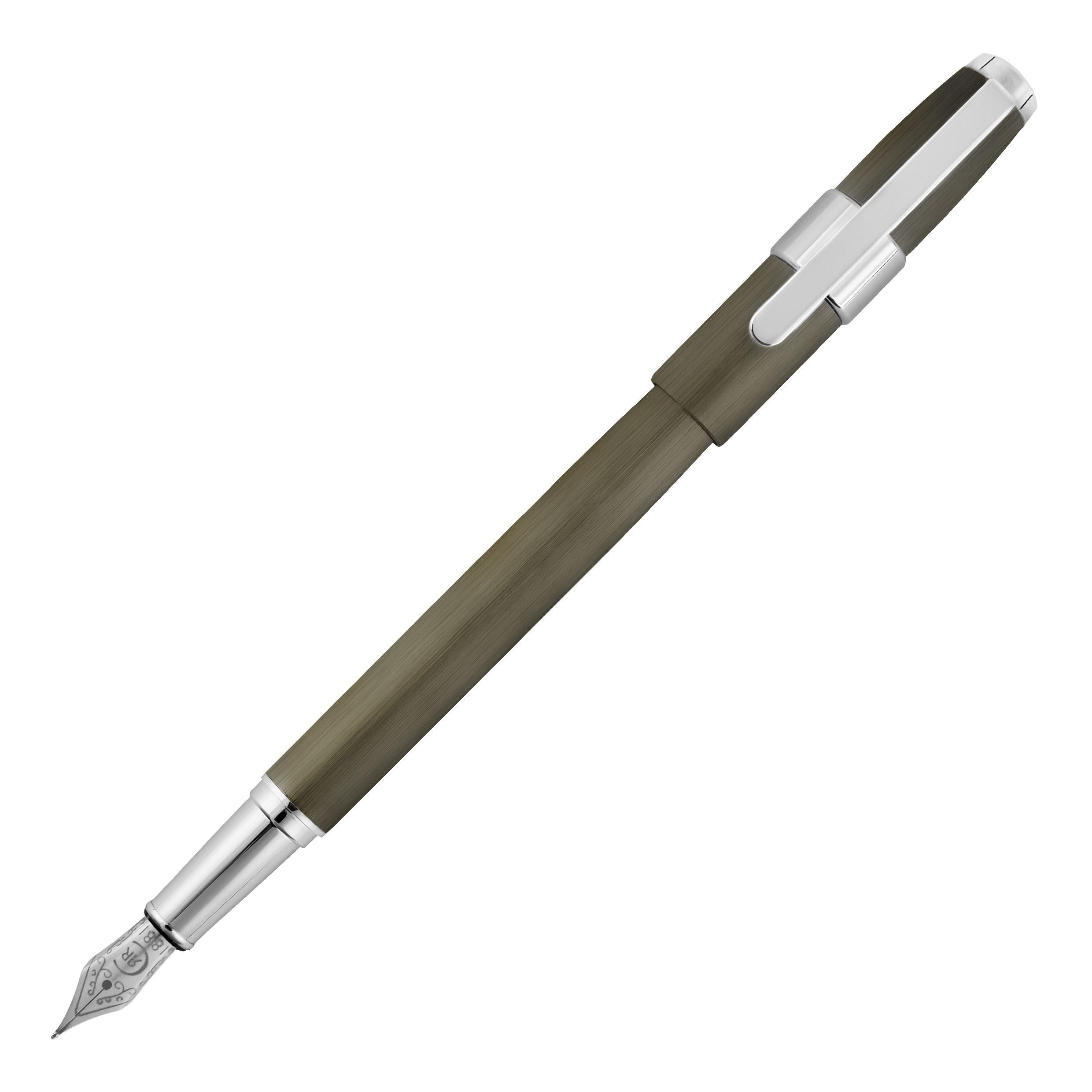 Fountain Pen Block Brushed Gun