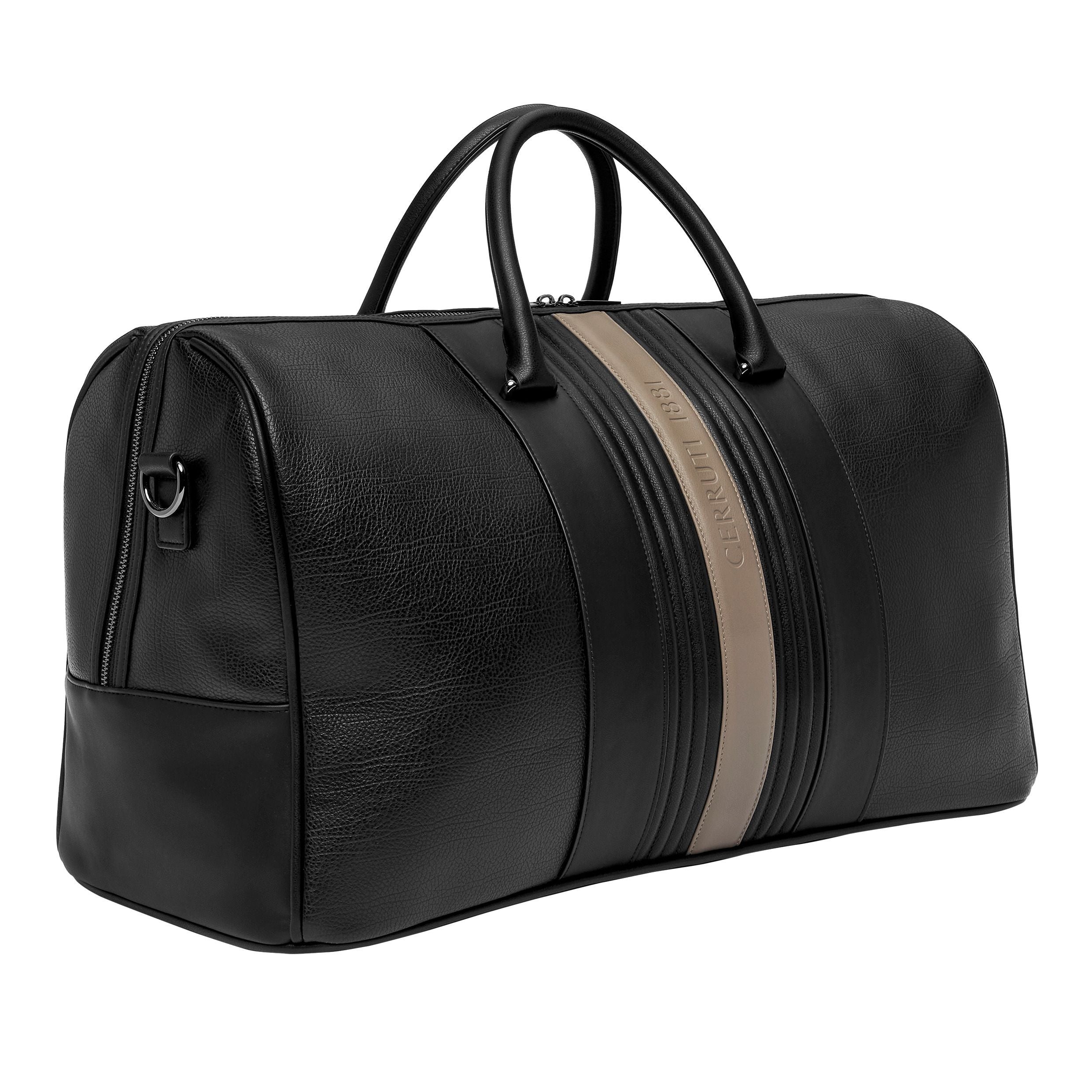 Travel Bag Delano Taupe & Black