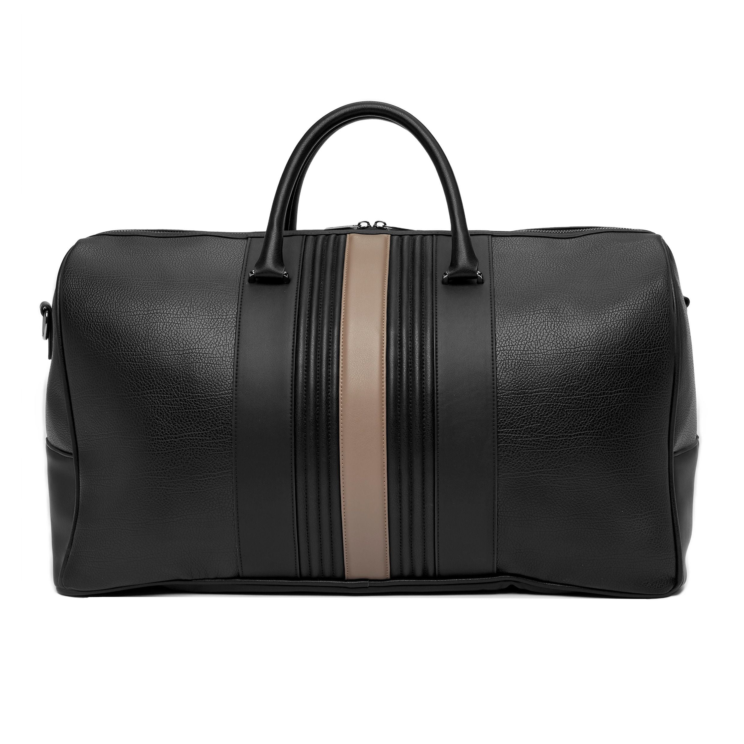 Travel Bag Delano Taupe & Black