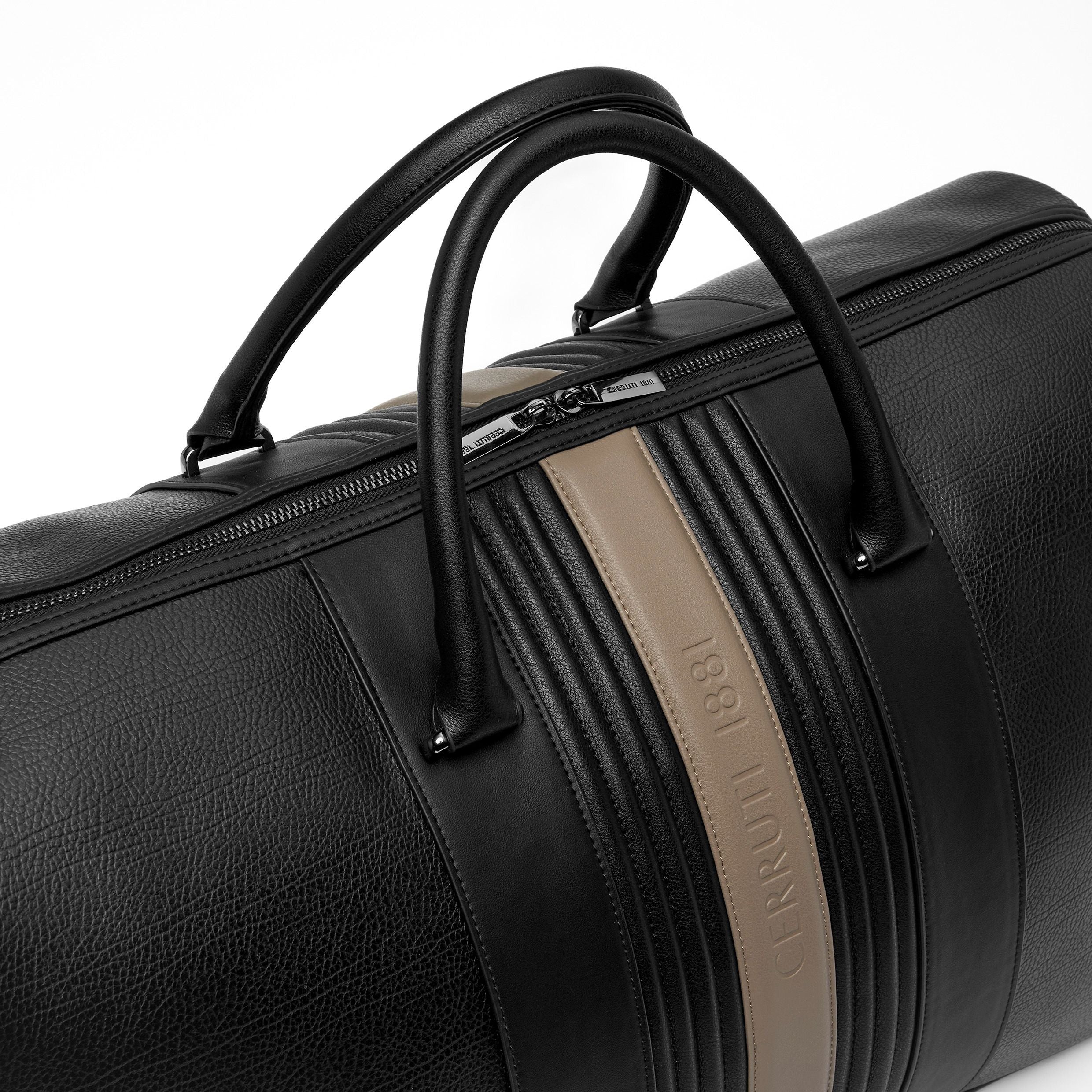 Travel Bag Delano Taupe & Black