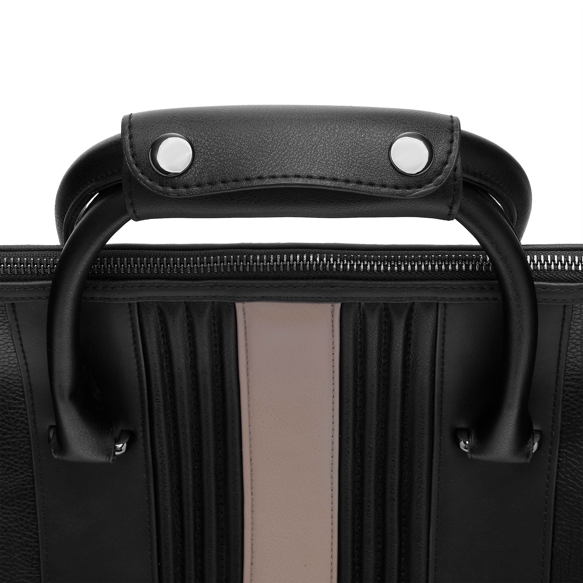 Travel Bag Delano Taupe & Black