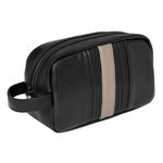 Cosmetic-Case Delano Taupe & Black
