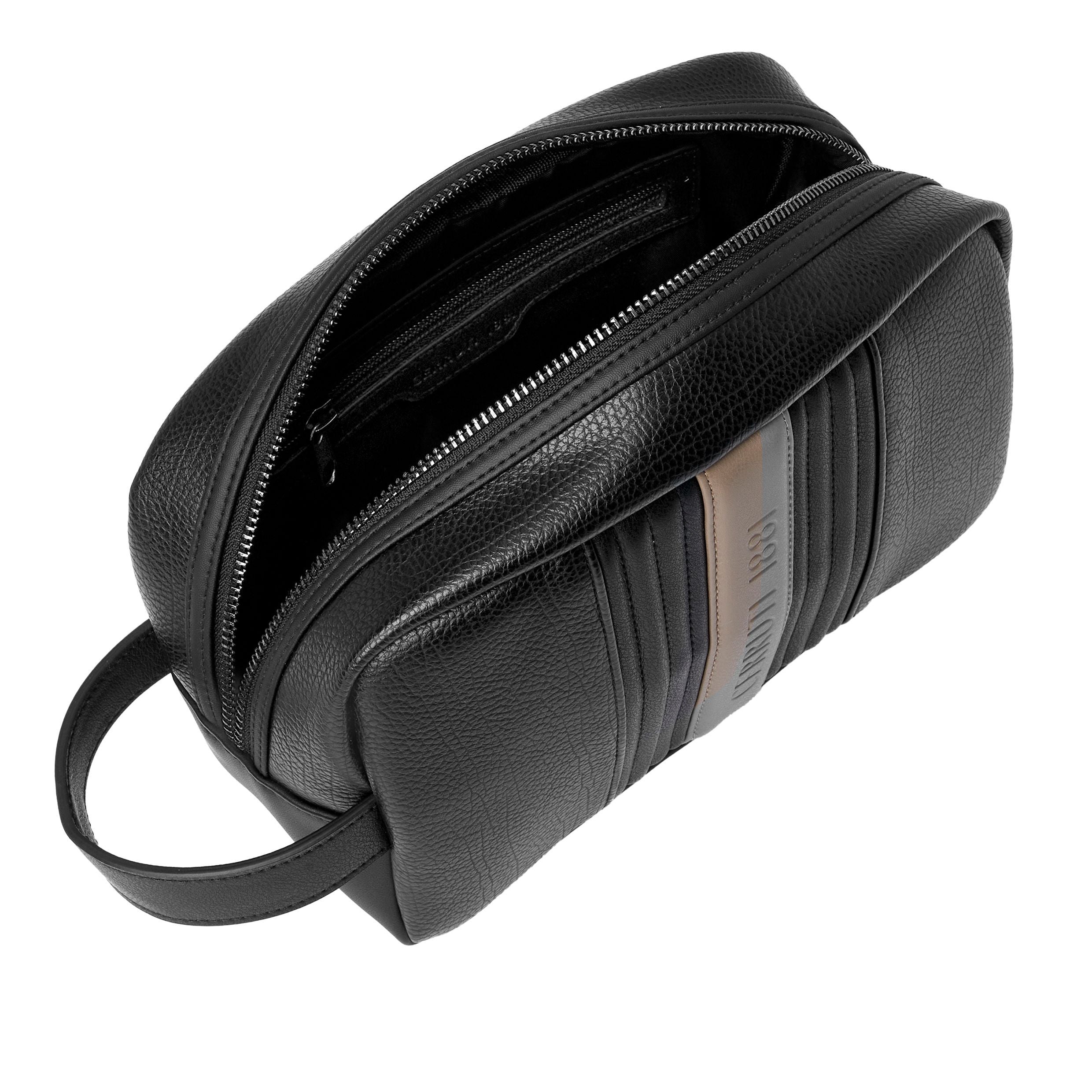 Cosmetic-Case Delano Taupe & Black