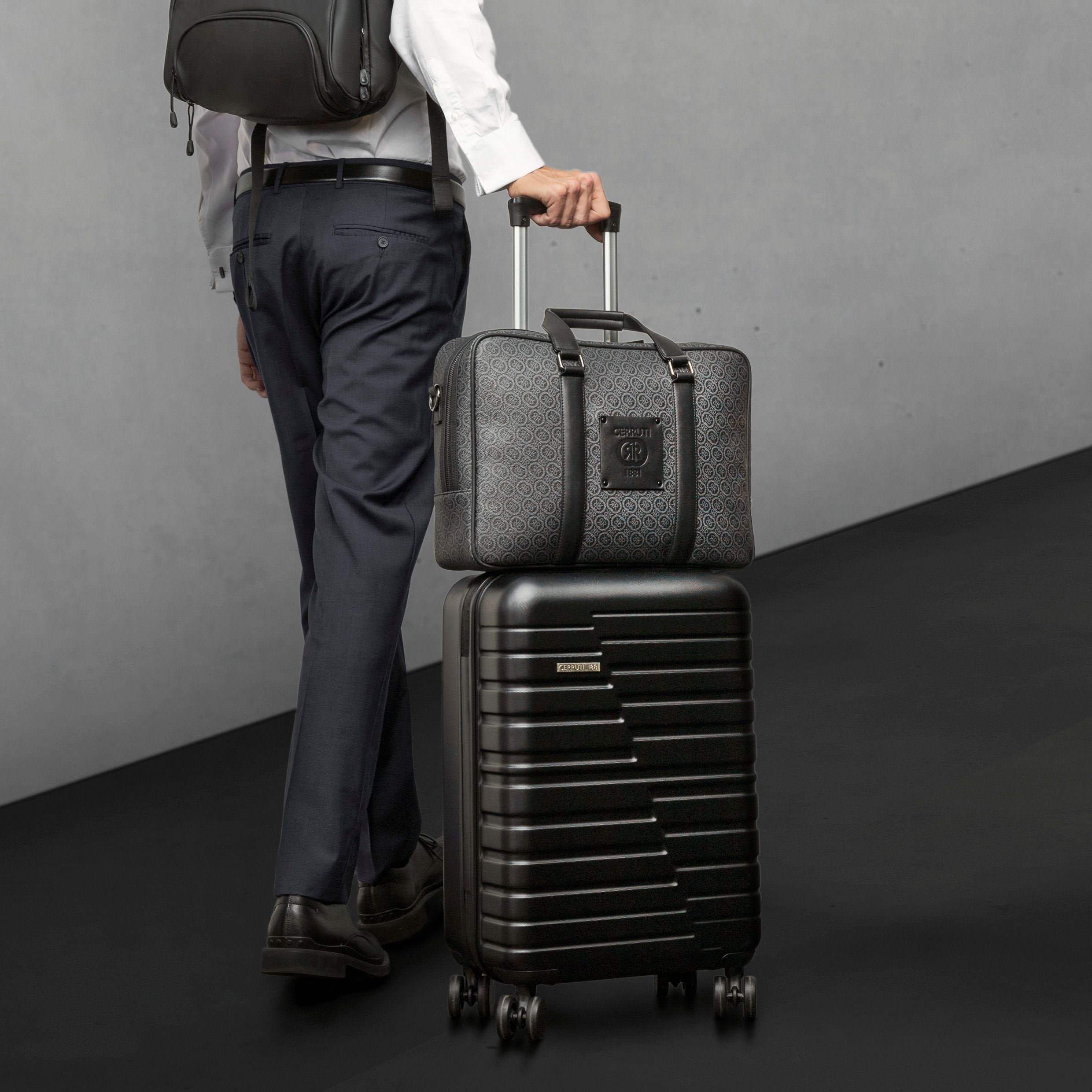 Document Bag Logomania Grey