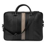 Document Bag Delano Taupe & Black