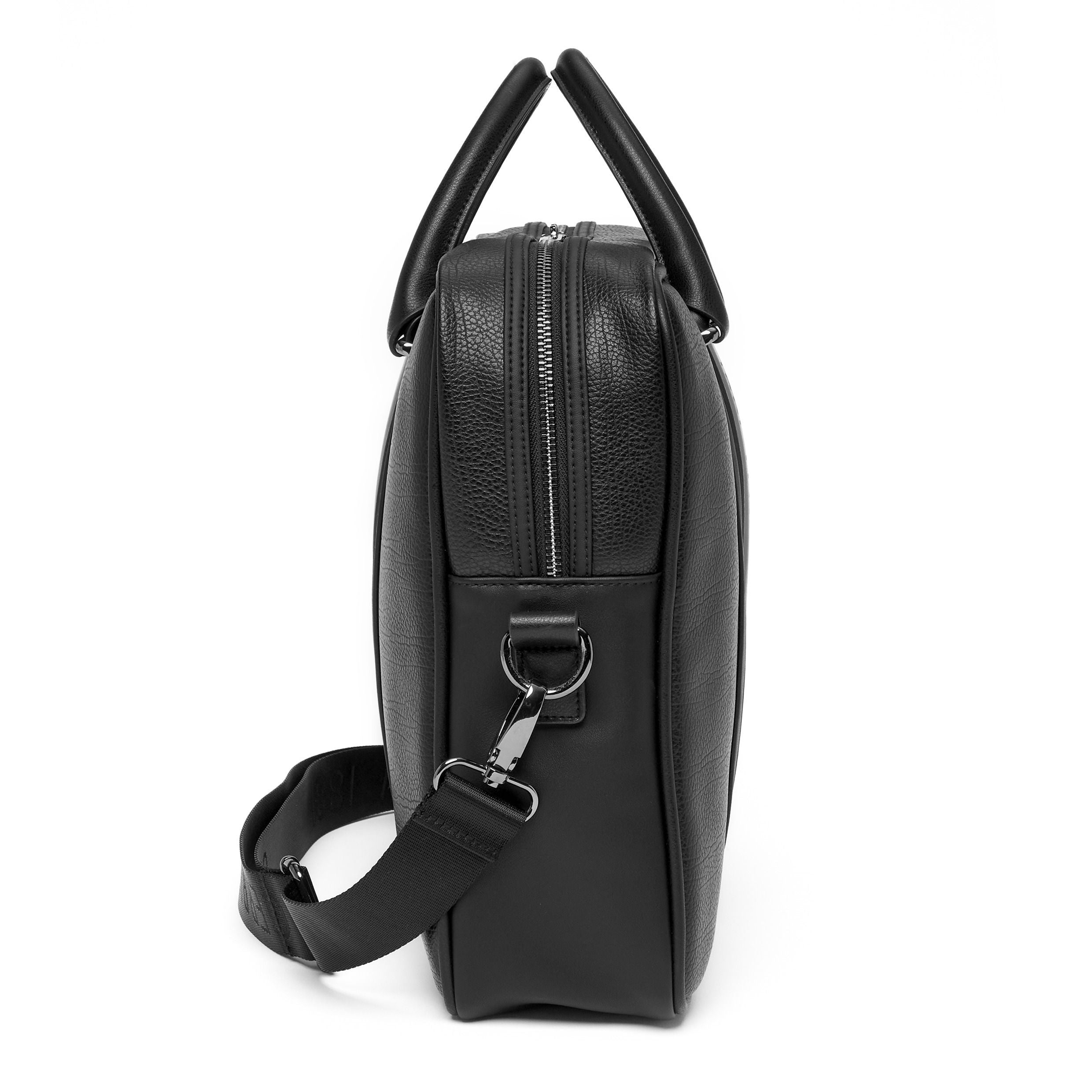 Document Bag Delano Taupe & Black