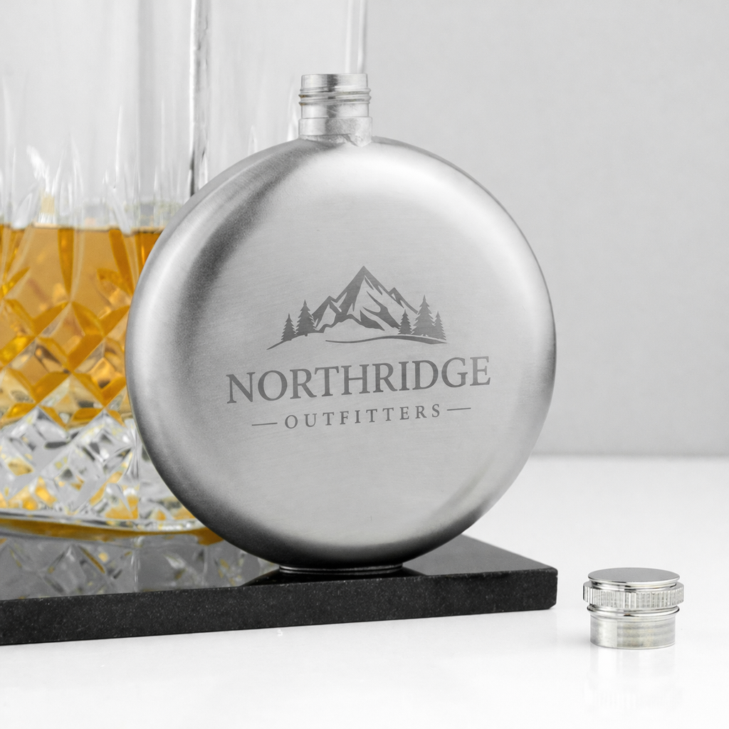 5oz Round Hip Flask