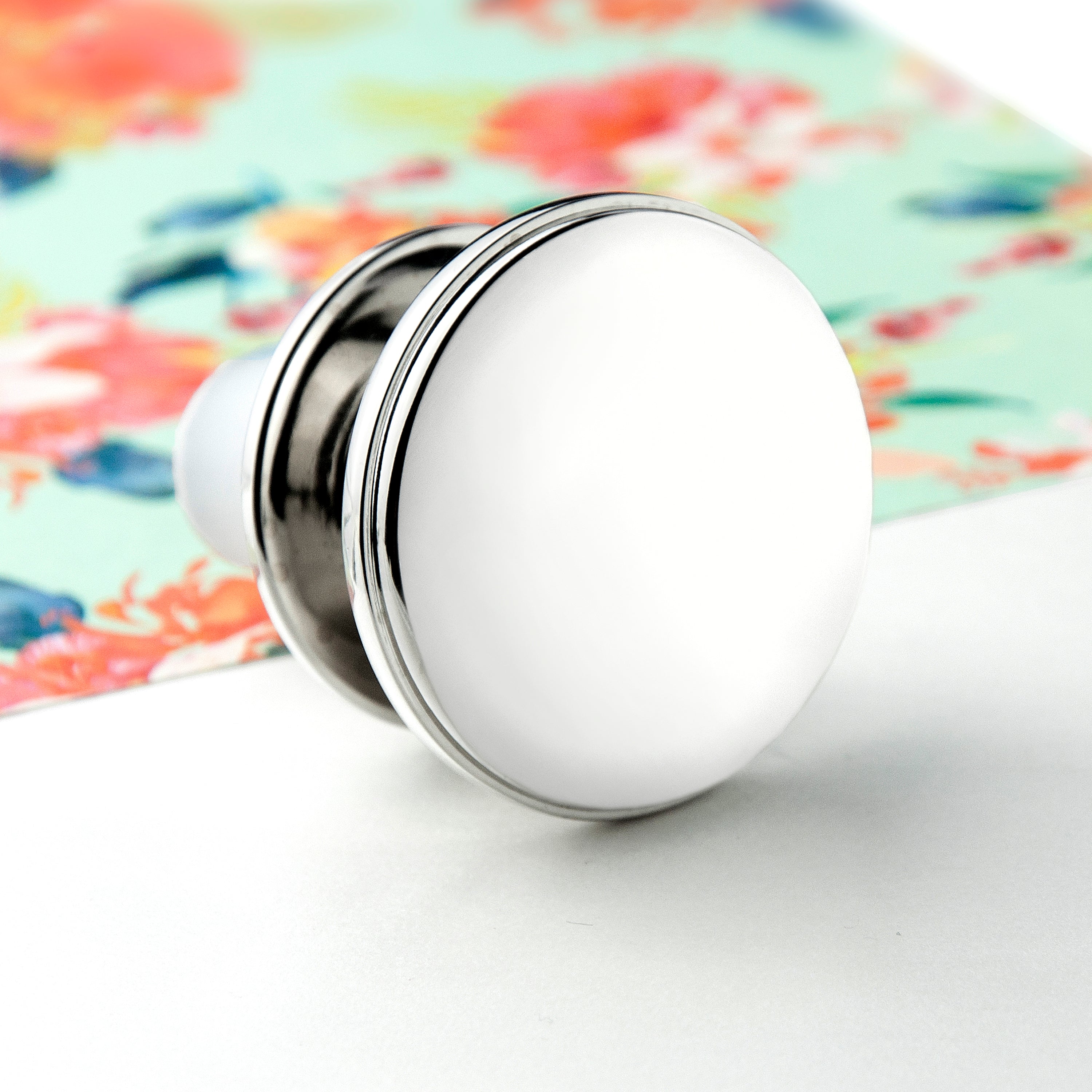 Luxury Plated Bottle Stopper with Rubber Seal