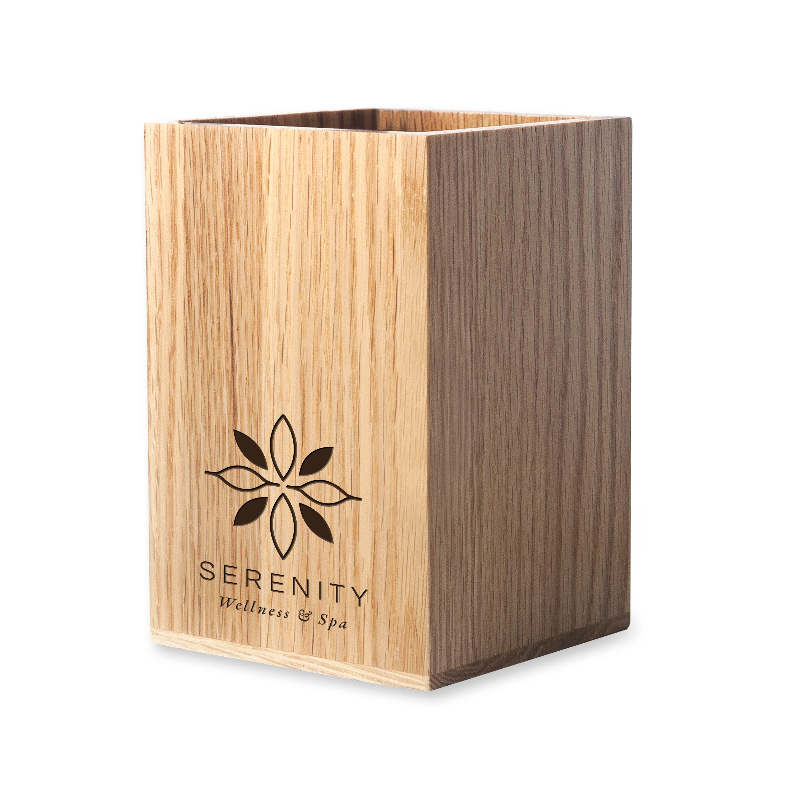 Wooden Stationery Holder Desk Organiser