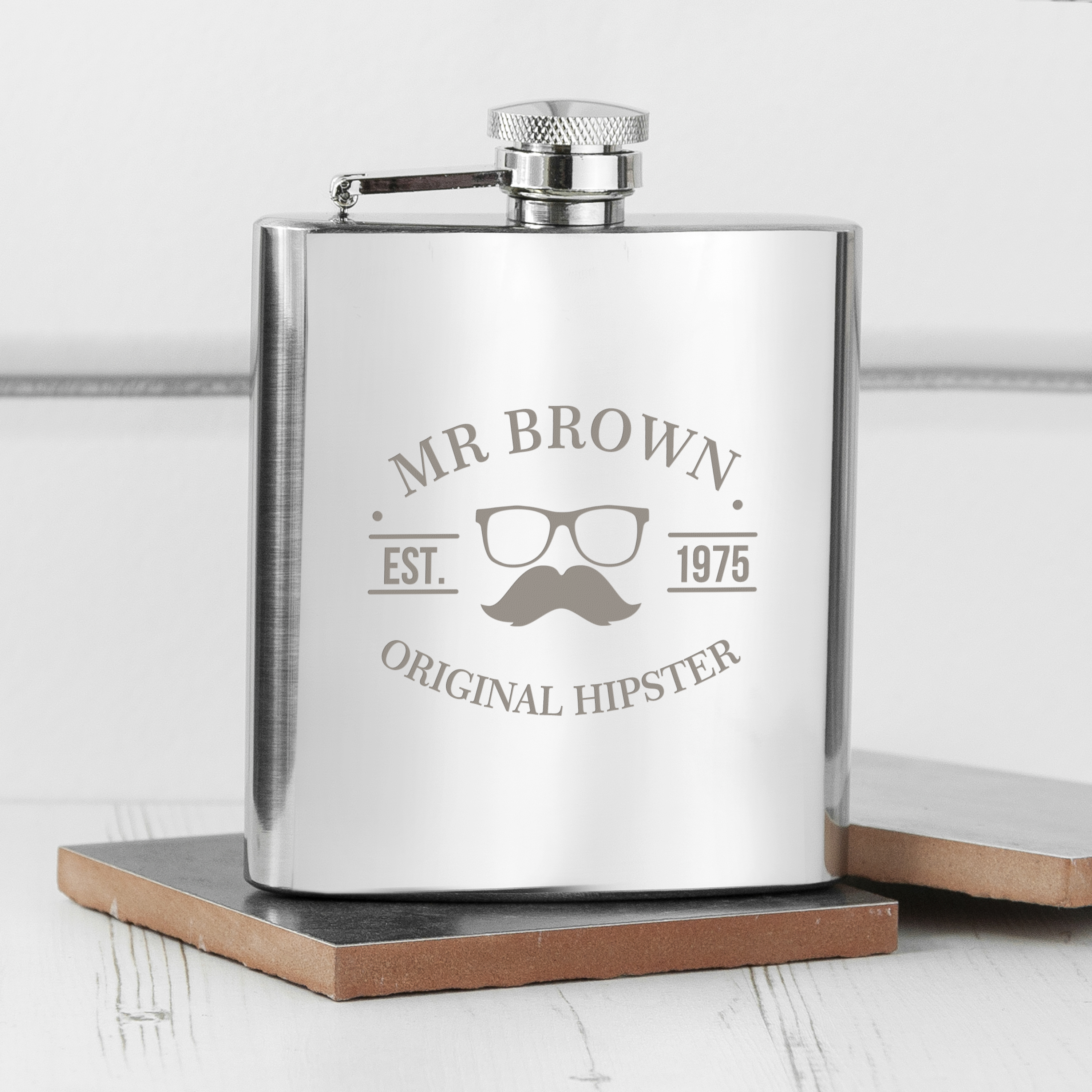 6oz Stainless Steel Hip Flask