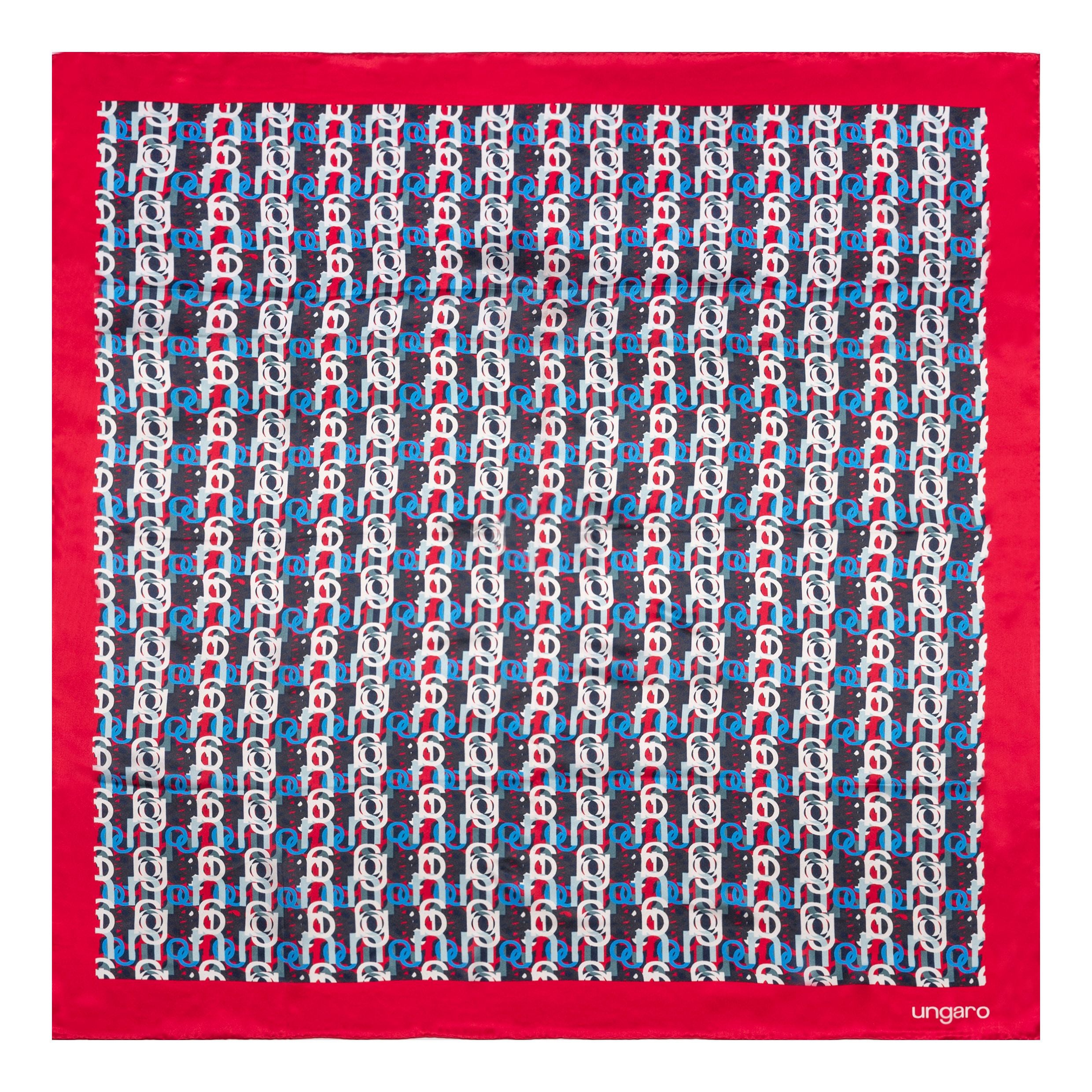 Silk Scarf Umberta Red