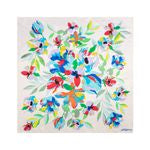 Silk Scarf Paola Off-White