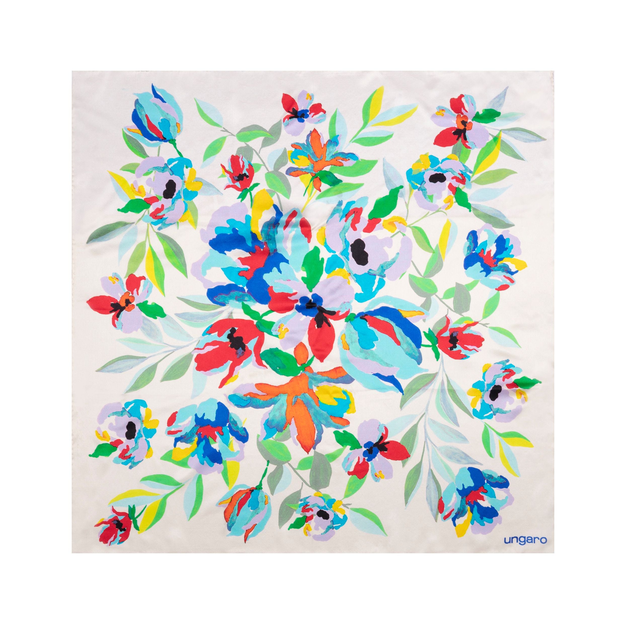 Silk Scarf Paola Off-White