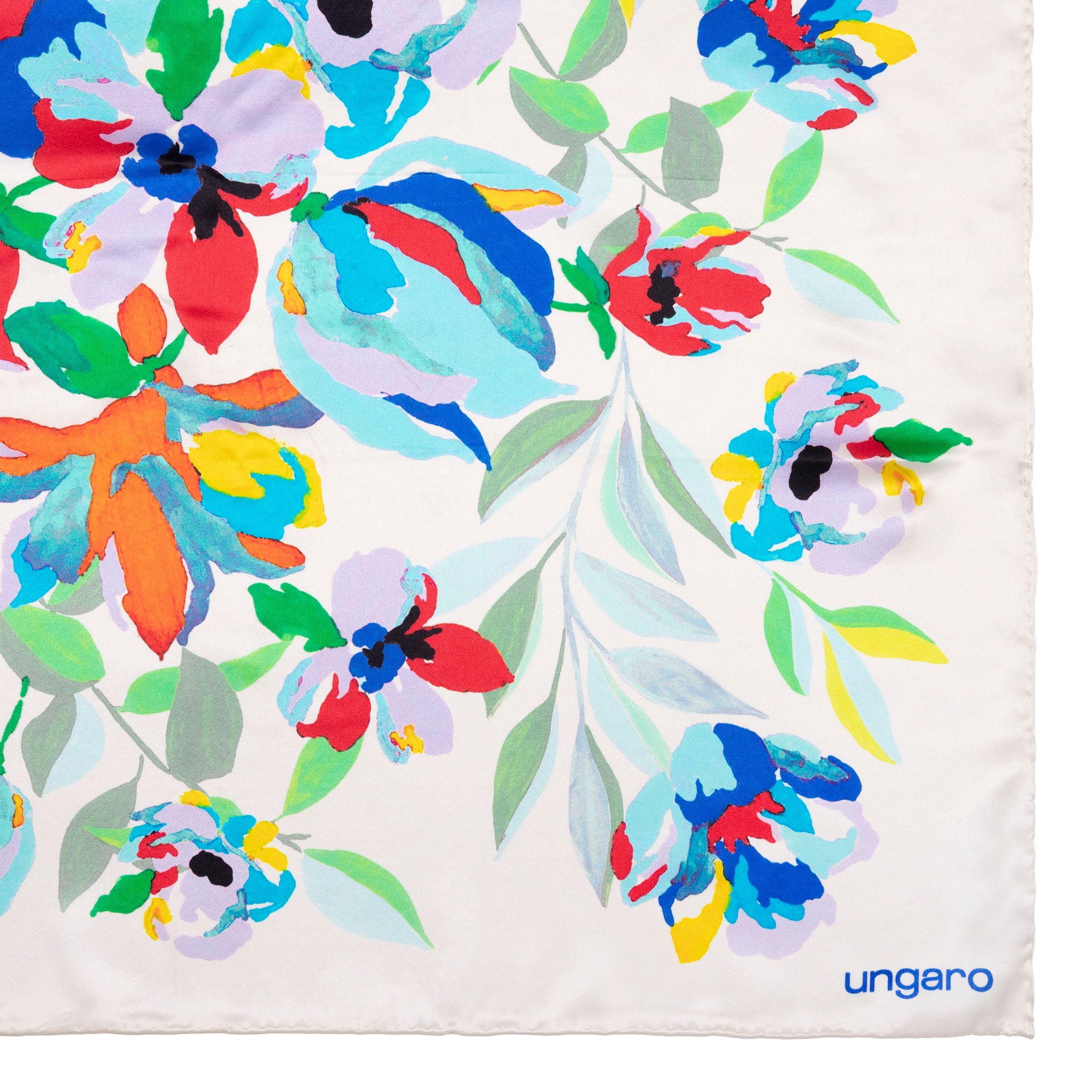 Silk Scarf Paola Off-White