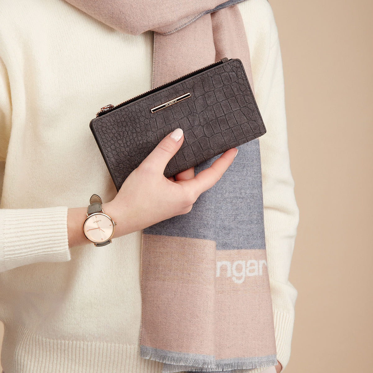Lady Wallet Giada Grey