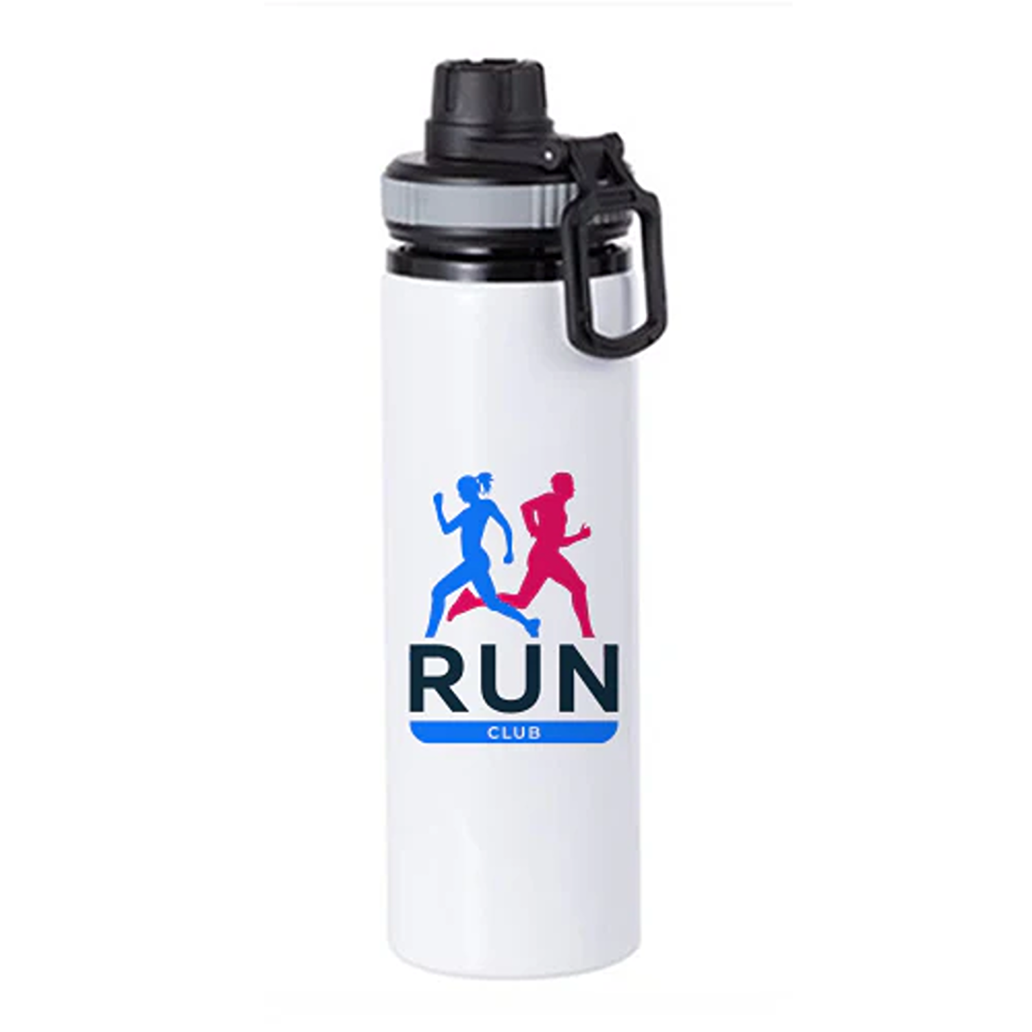 850ml Aluminium Proventurer Water Bottle with Coloured Lid