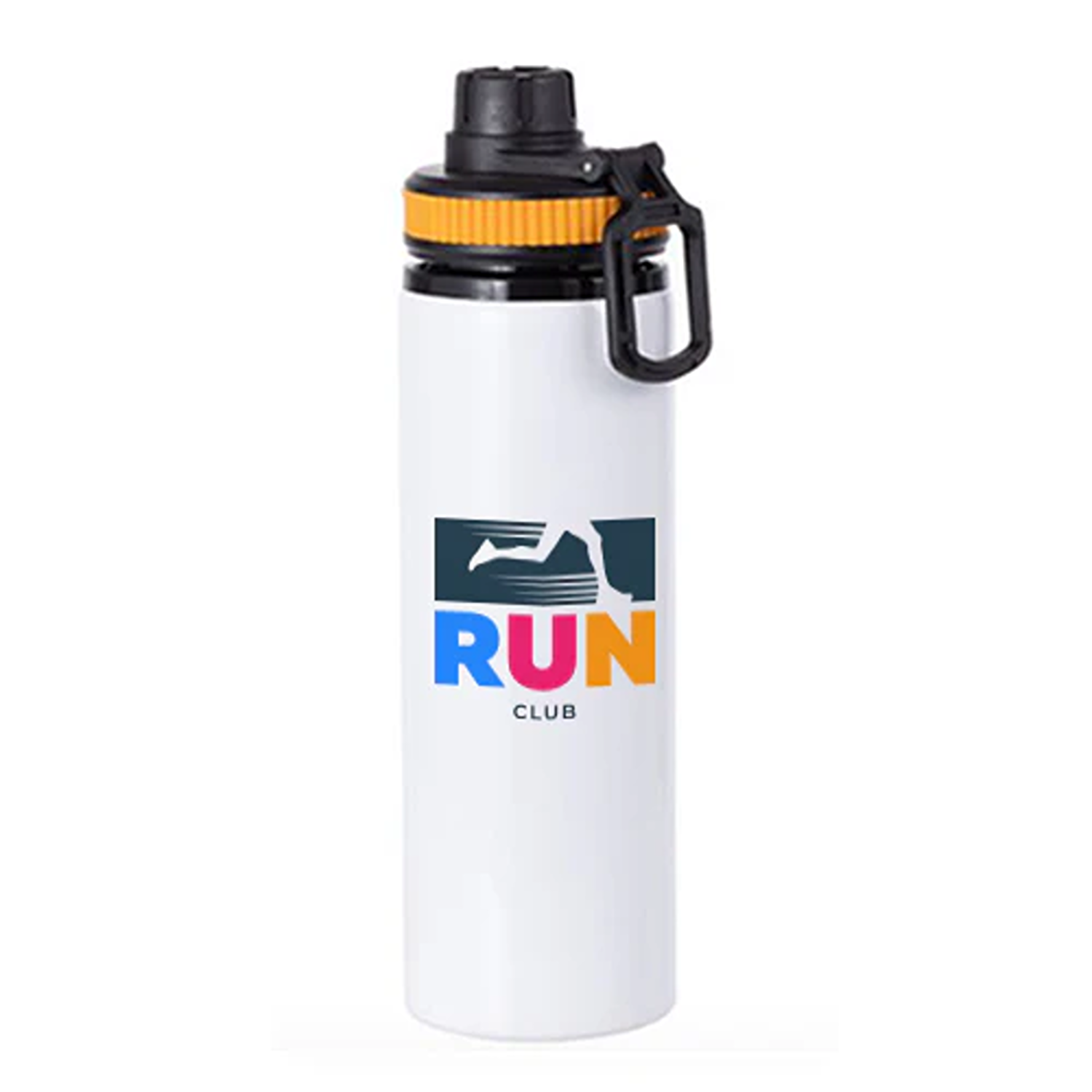 850ml Aluminium Proventurer Water Bottle with Coloured Lid