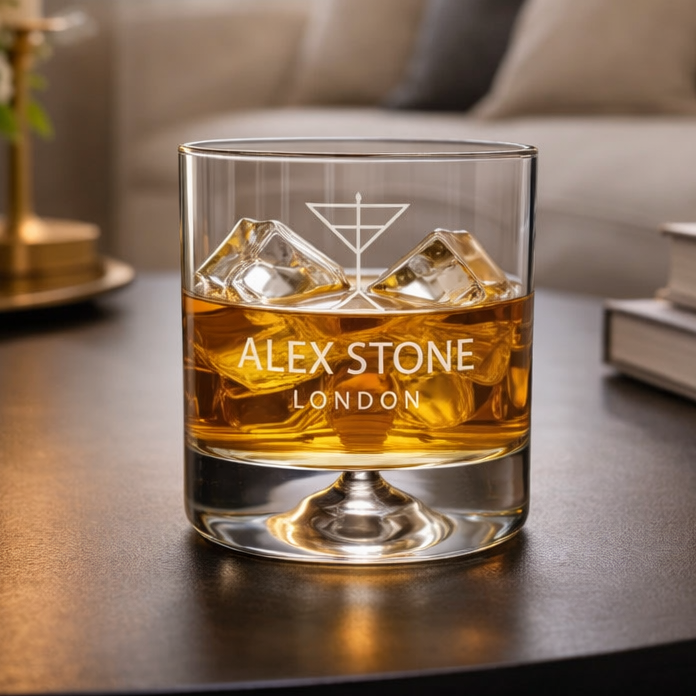 350ml Whisky Tumbler with Pyramid Base