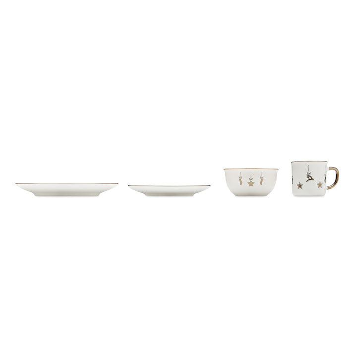 4 piece ceramic place setting