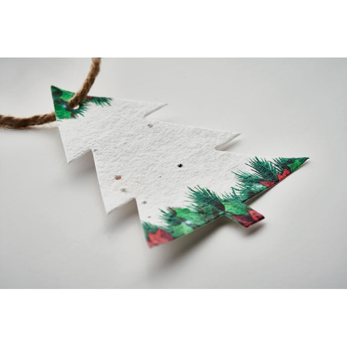 Seed paper Xmas ornament