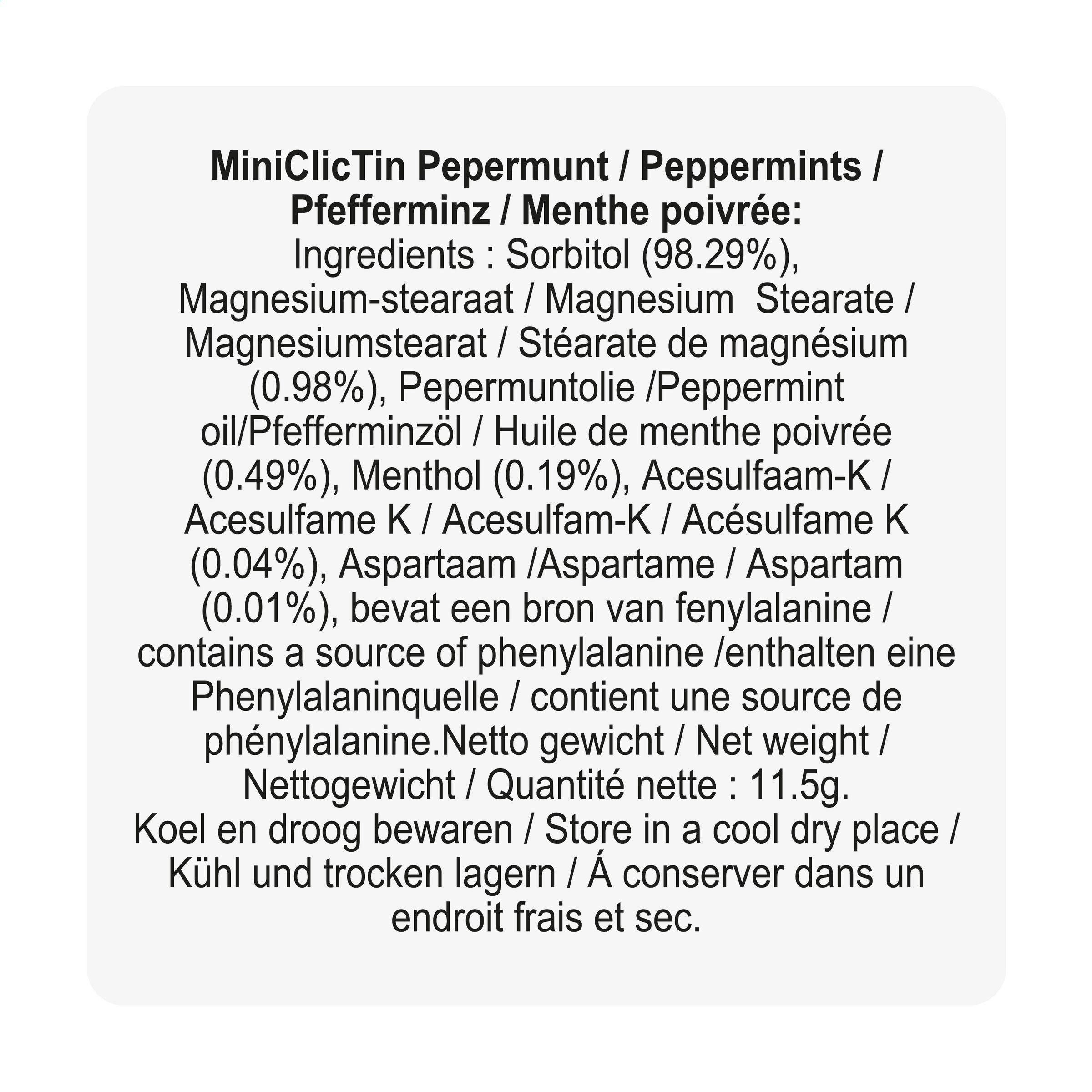 Mini Clictin Peppermints