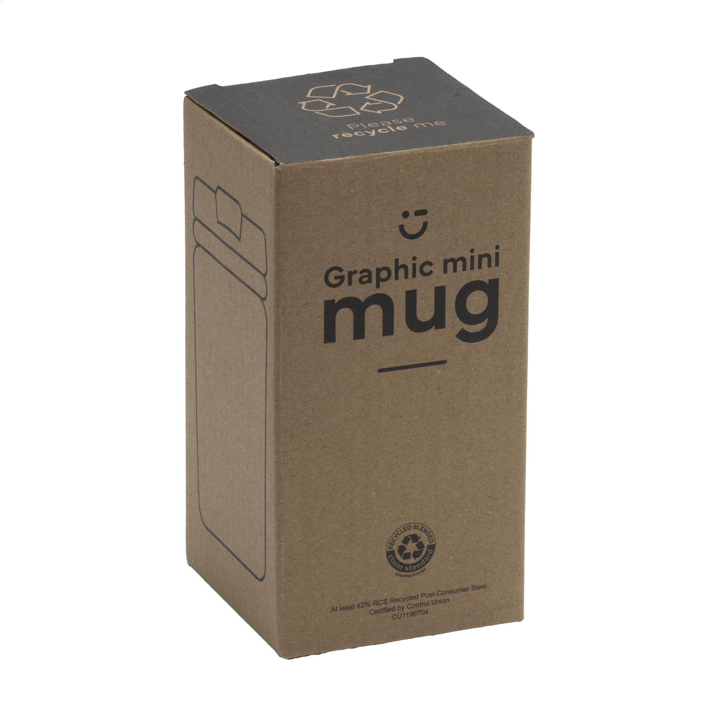 Graphic Mini Mug Rcs Recycled Steel 250 Ml Thermo Cup