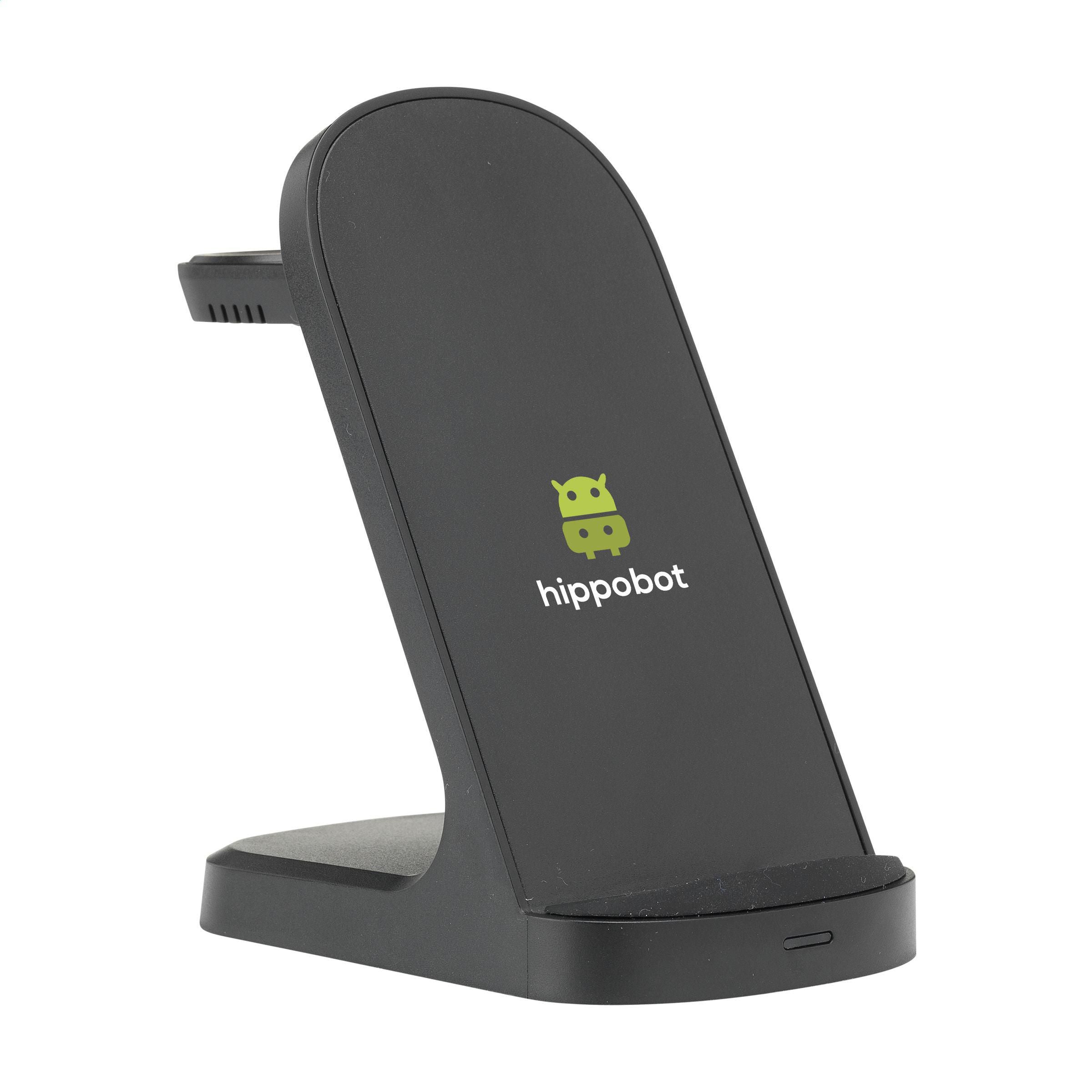 Triple-Up Rcs Recycled Abs Wireless Charger Stand