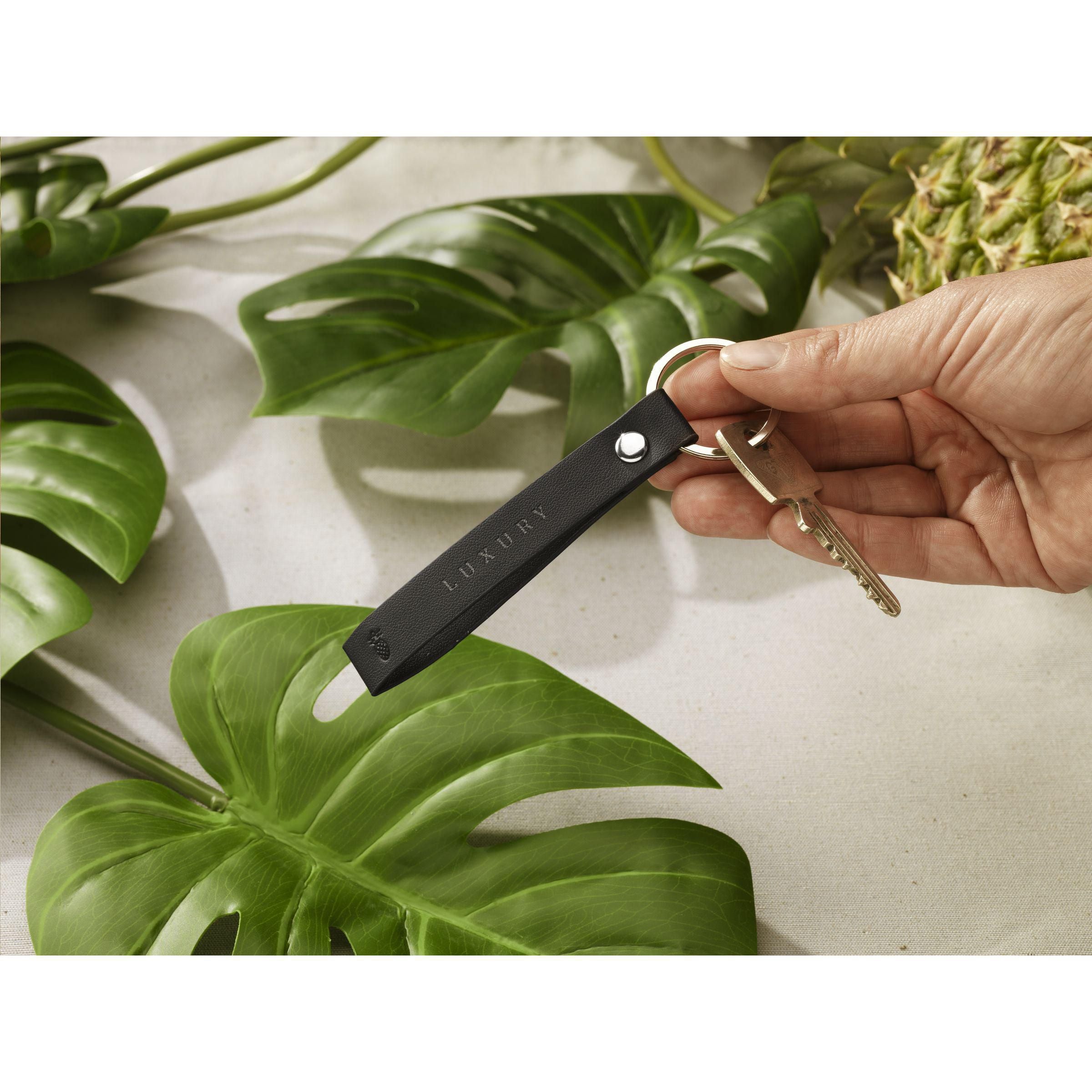 Vegan Pineapple Leather Keyring