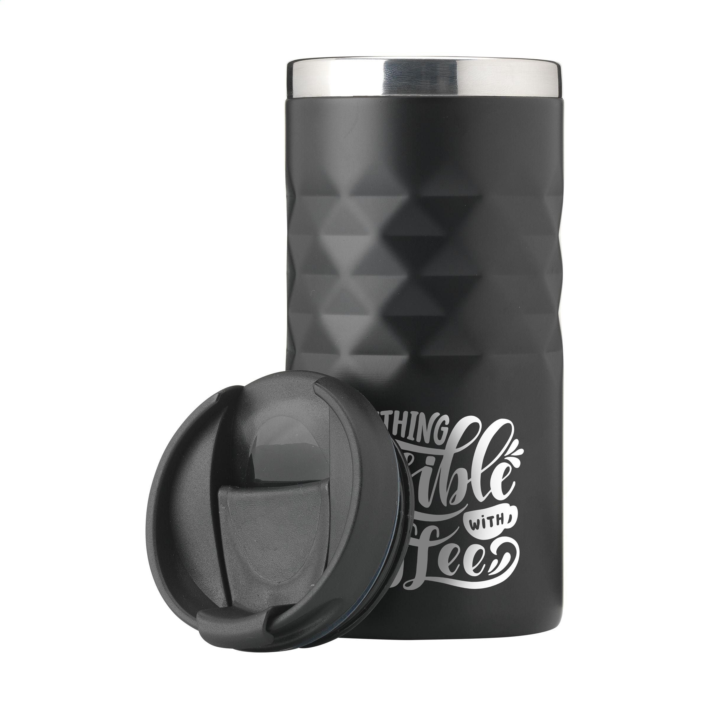 Geometric Mug Rcs Recycled Steel 280 Ml Thermo Cup