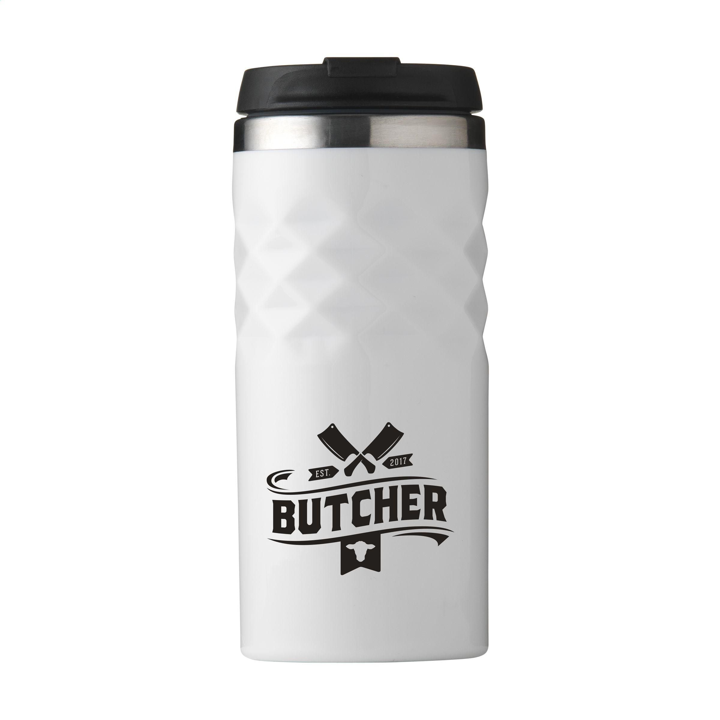 Geometric Mug Rcs Recycled Steel 280 Ml Thermo Cup