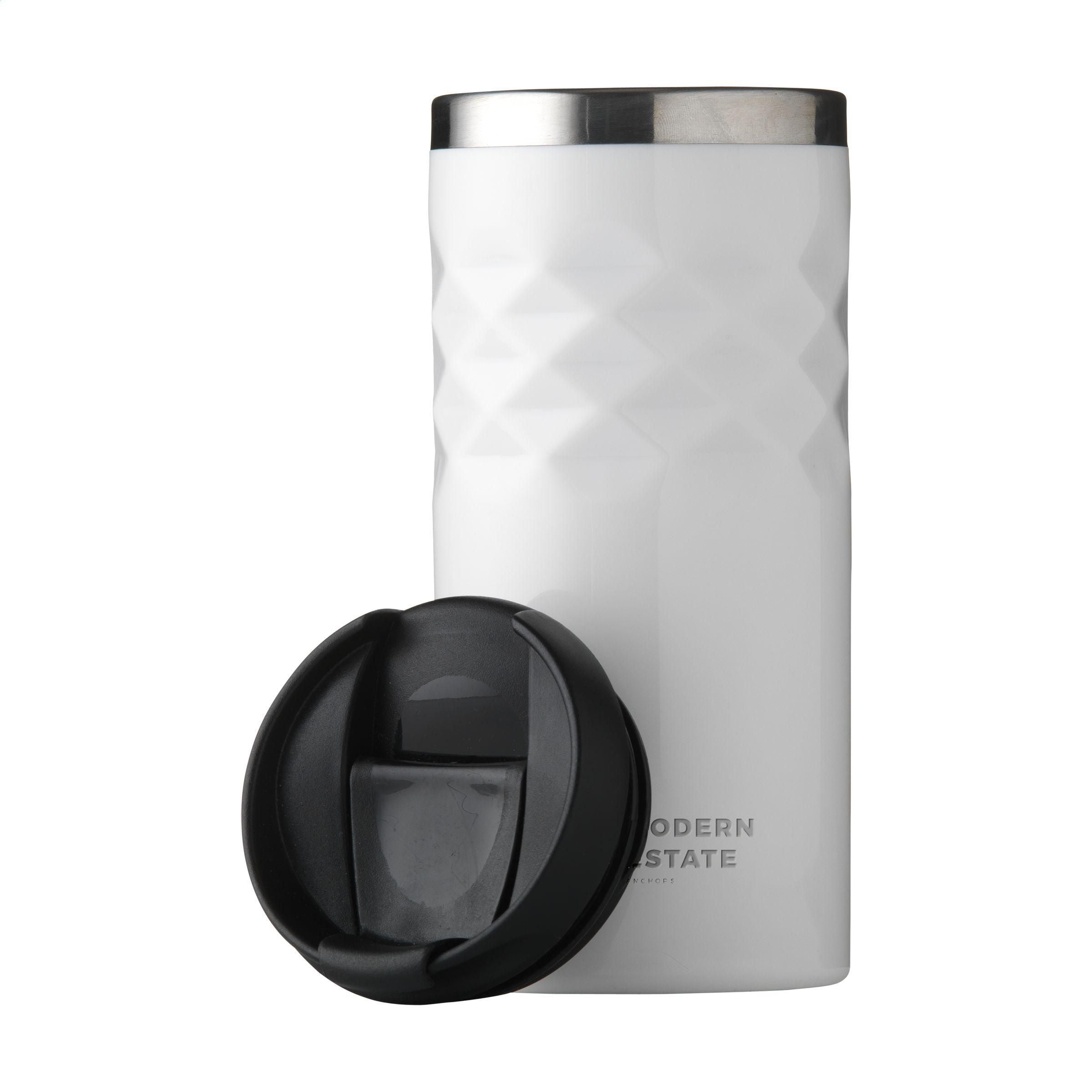 Geometric Mug Rcs Recycled Steel 280 Ml Thermo Cup