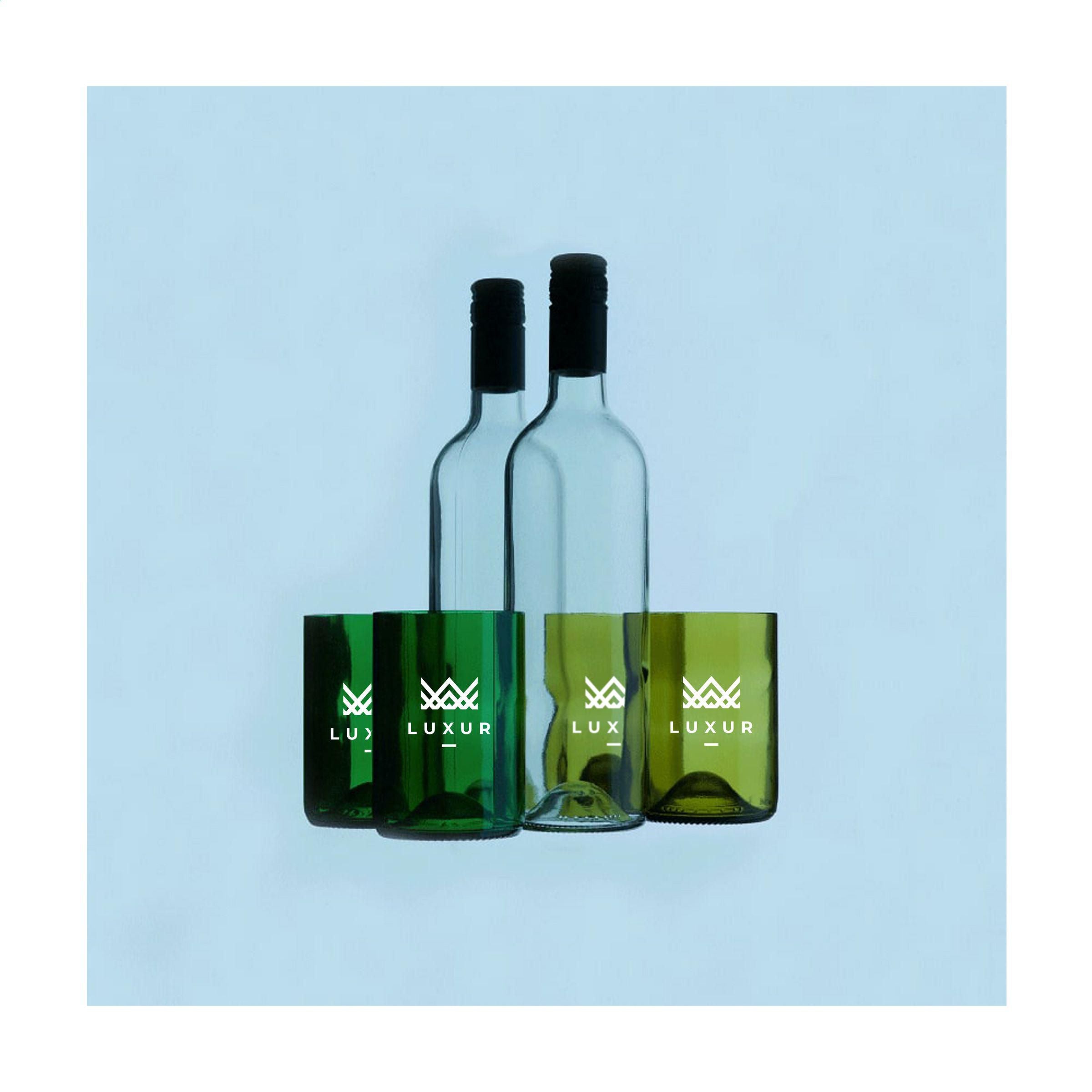 Rebottled® Tumbler 2-Pack Drinking Glasses
