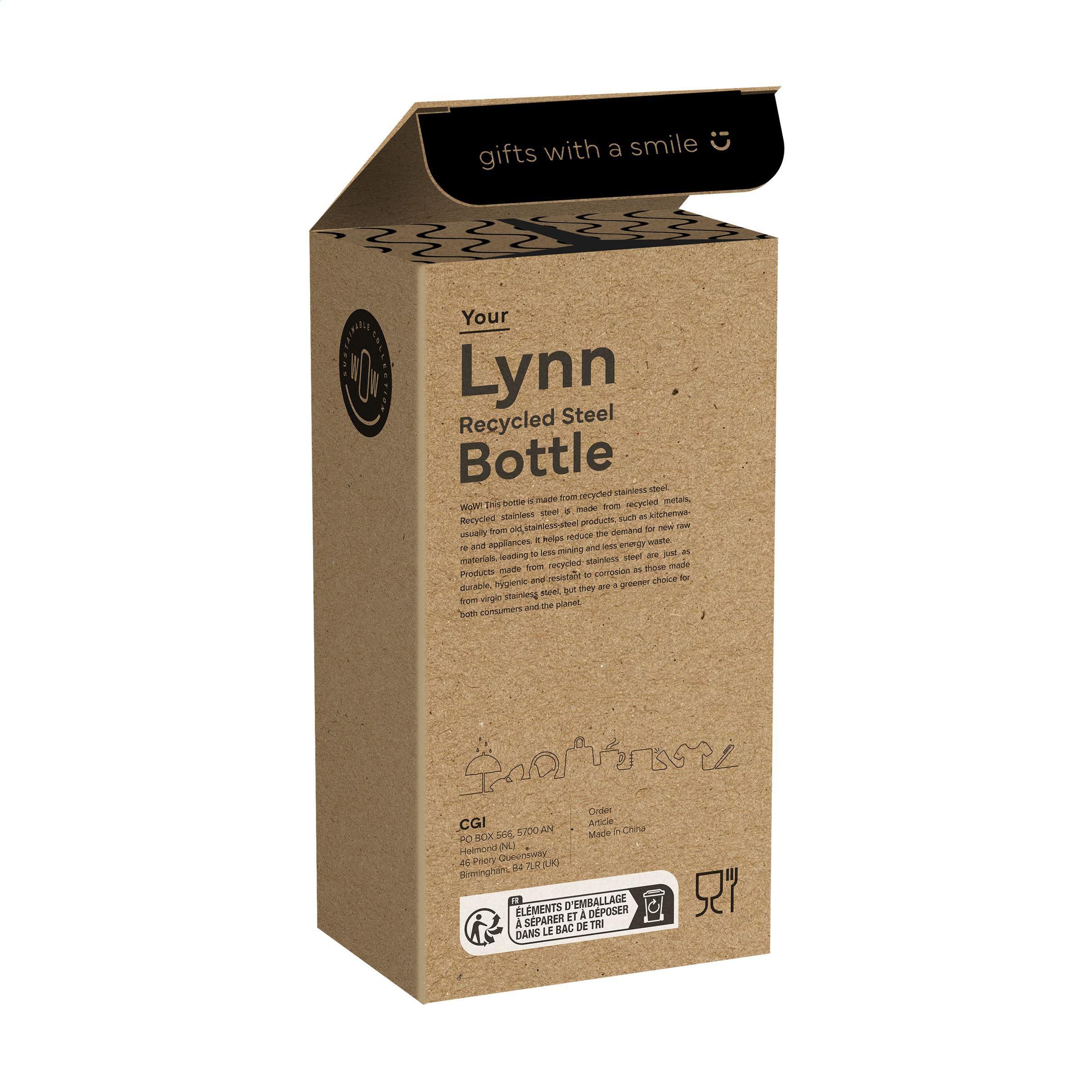Lynn Rcs Recycled Steel Bottle 500 Ml