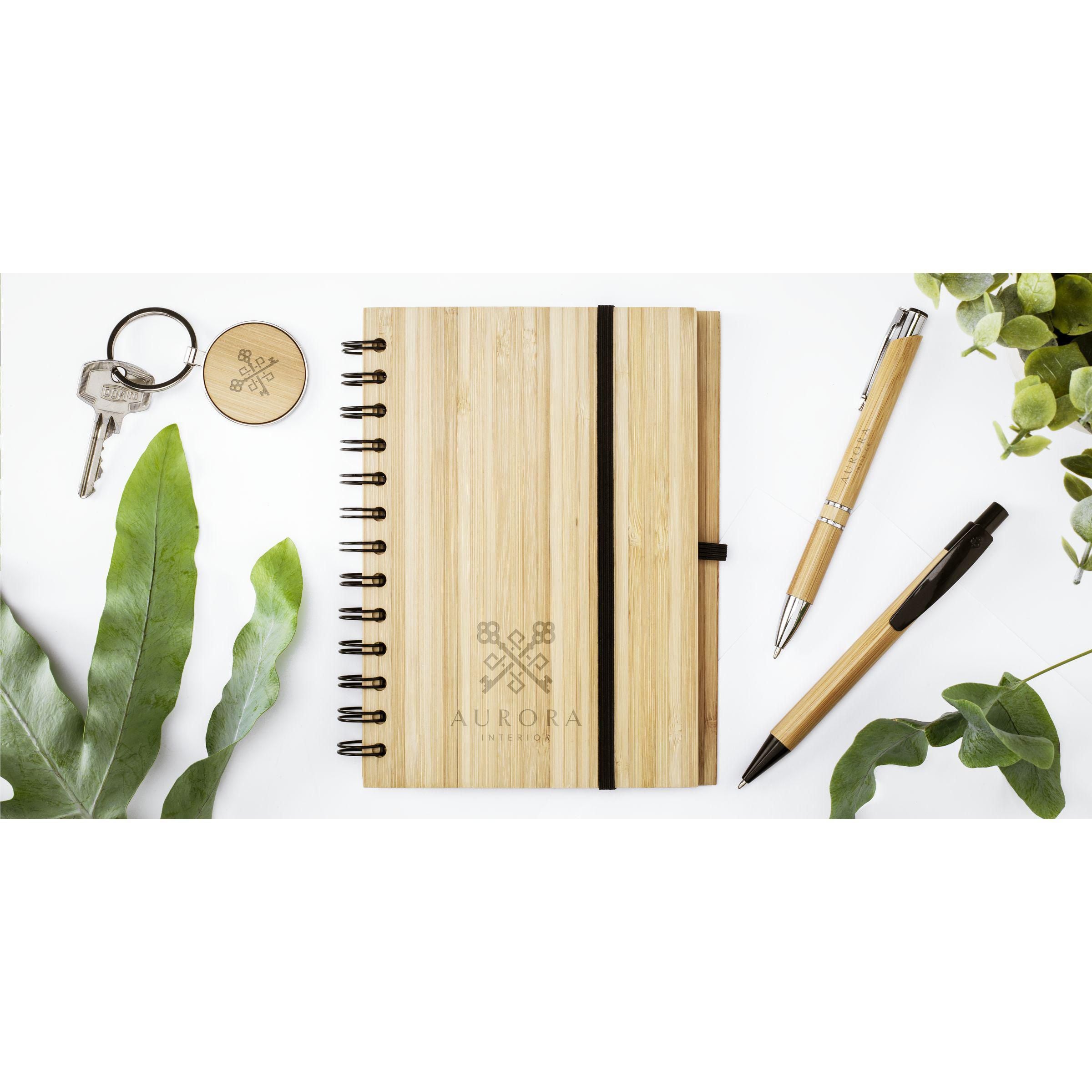 Bamboo Key Circle Keyring